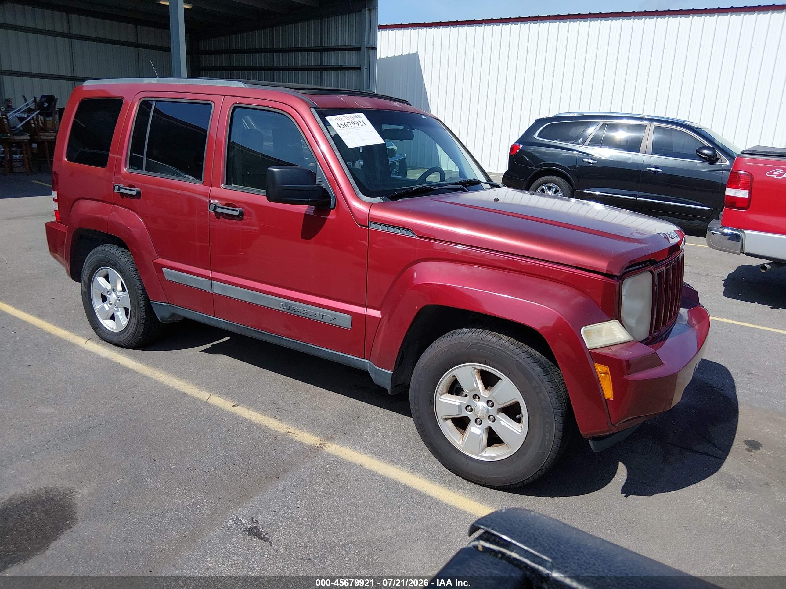 2012 Jeep Liberty Sport, VIN 1C4PJMAK4CW146583 — Mechanical