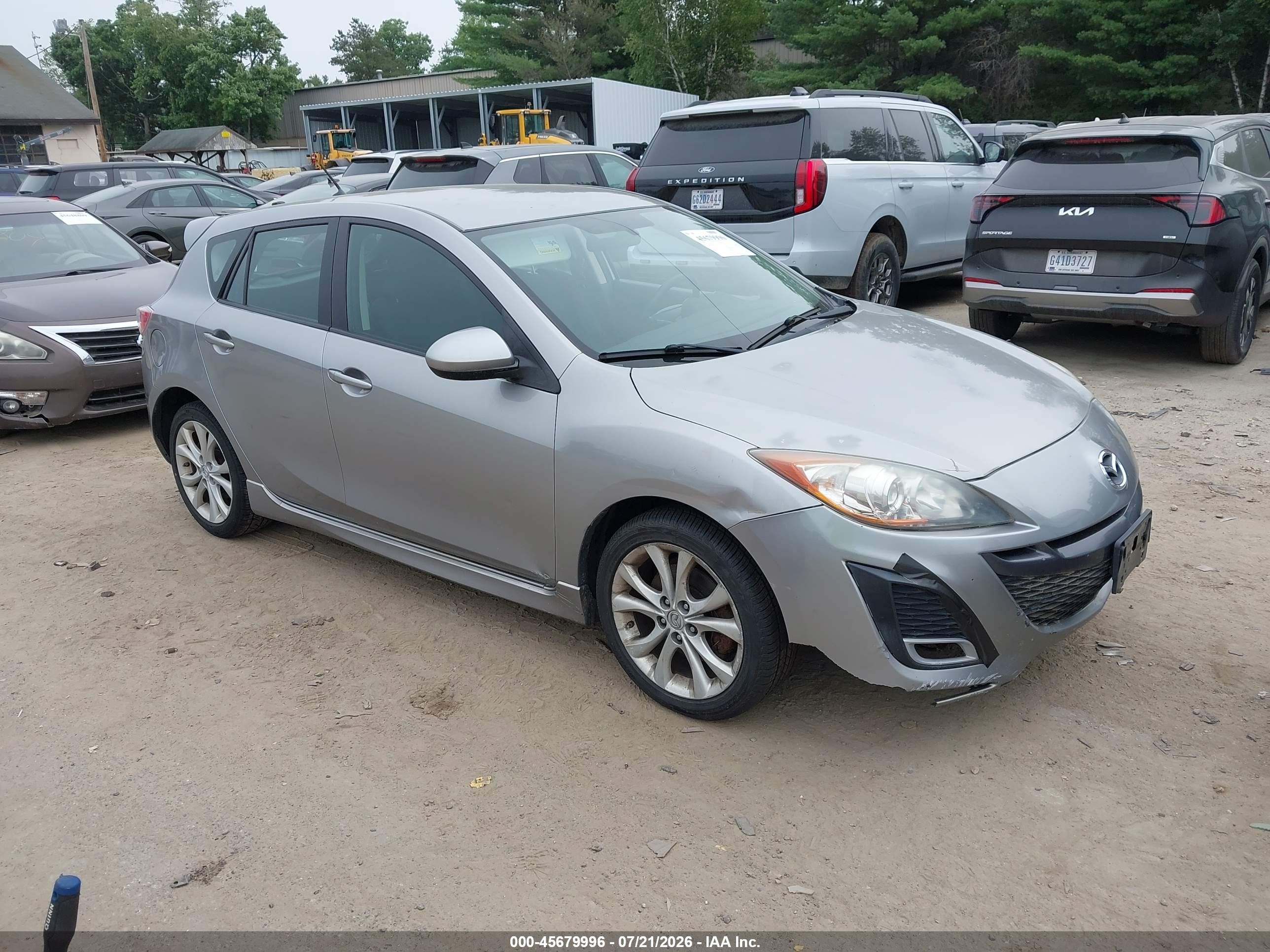 2011 Mazda 3 S Sport, VIN JM1BL1K66B1463524 — Normal wear