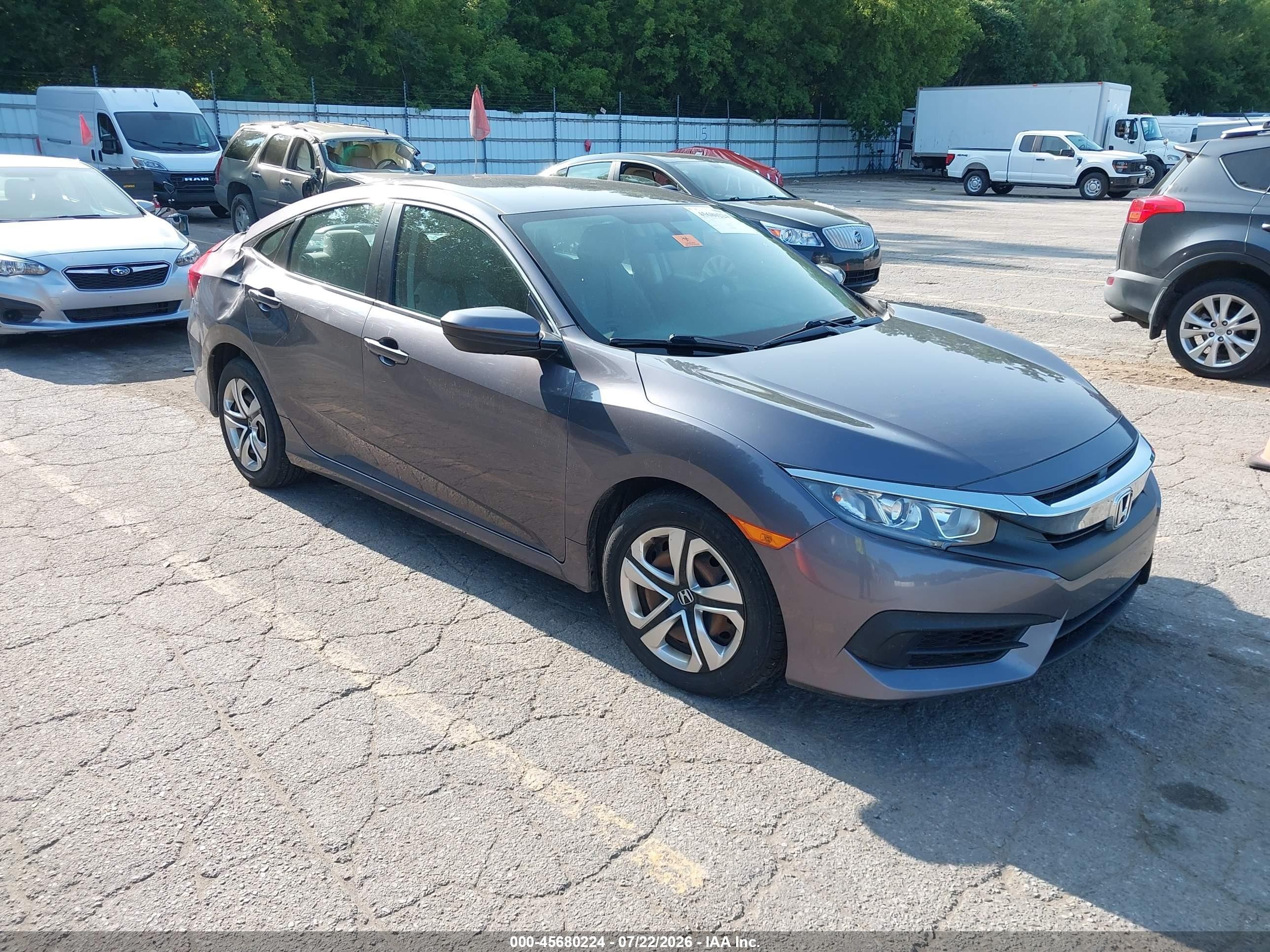 2016 Honda Civic LX, VIN 19XFC2F52GE090303 — Biohazard / chemical