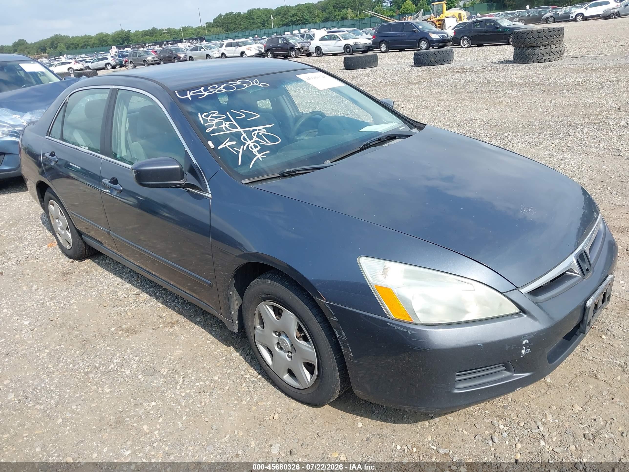 2007 Honda Accord LX, VIN 1HGCM564X7A210362 — All over