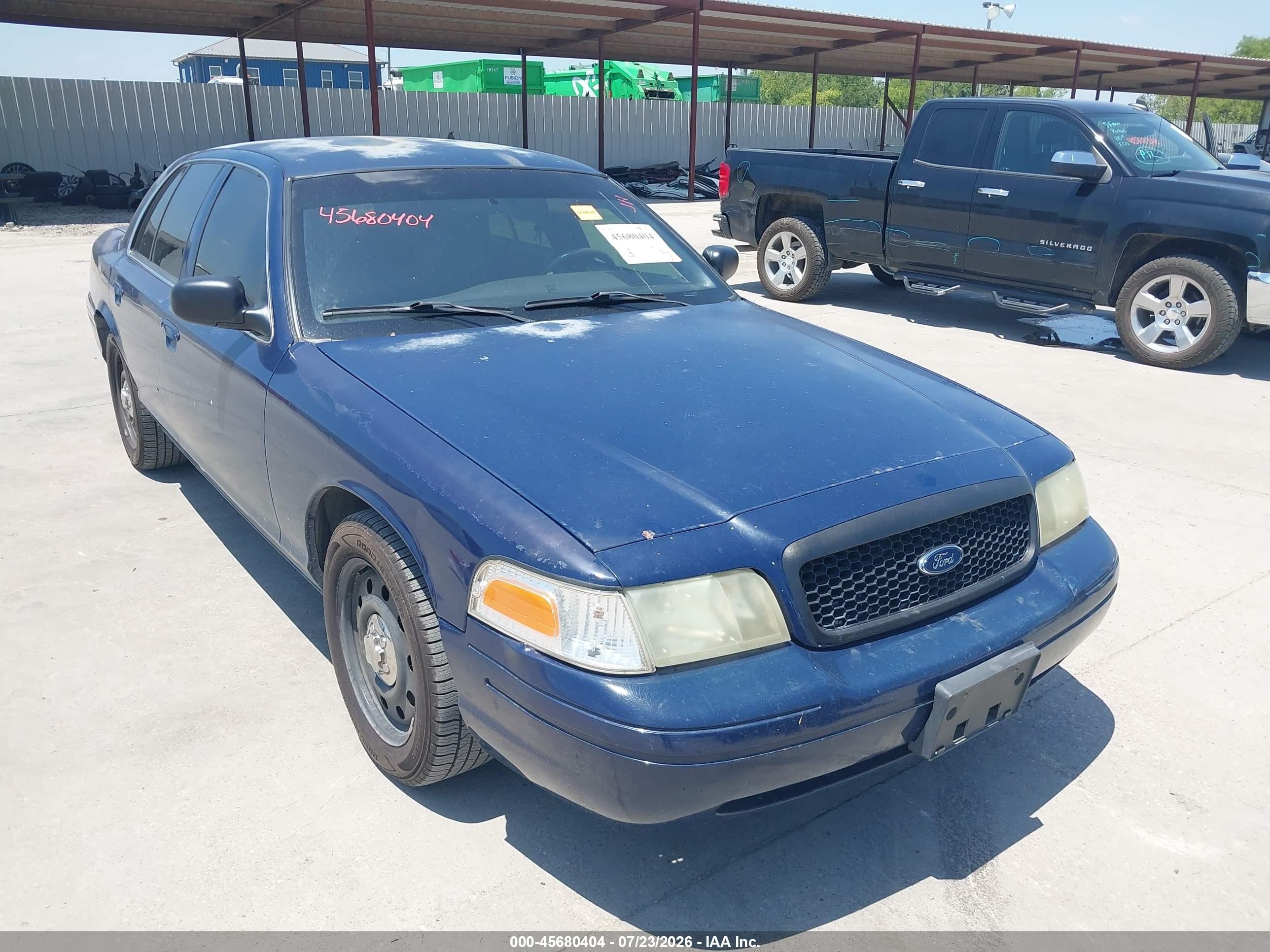 2007 Ford Police Interceptor, VIN 2FAFP71W57X102655 — Water / flood