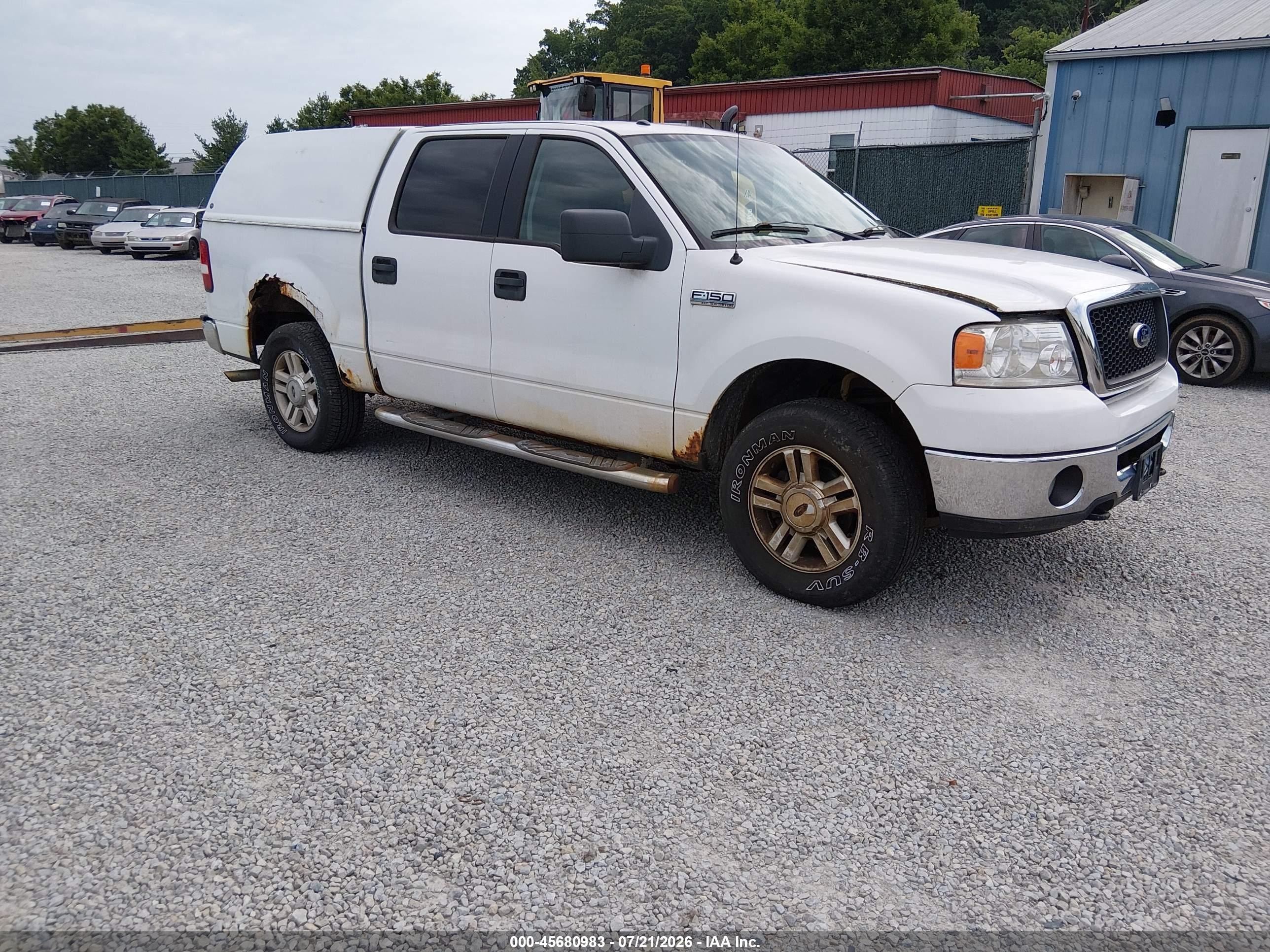 2006 Ford F-150 XLT, VIN 1FTPW14V96FA88643 — Normal wear