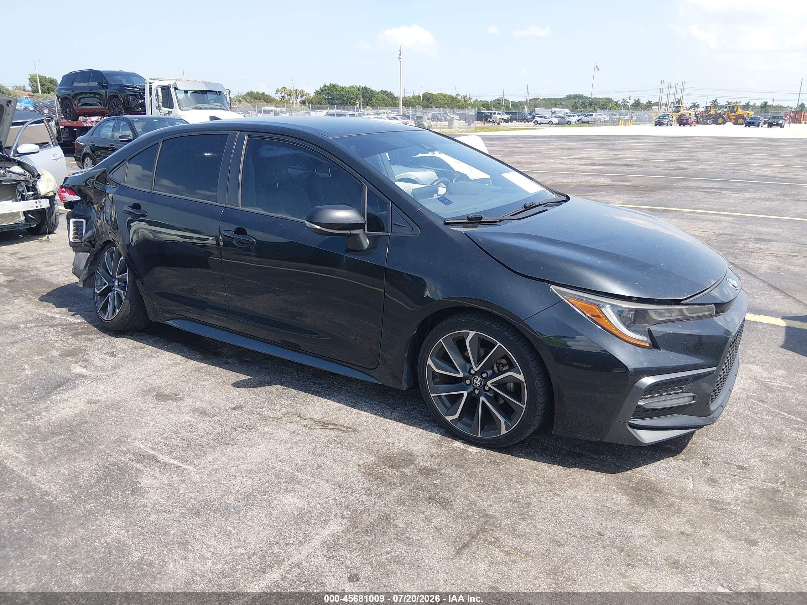 2021 Toyota Corolla SE, VIN JTDS4MCE1MJ056945 — Rear end