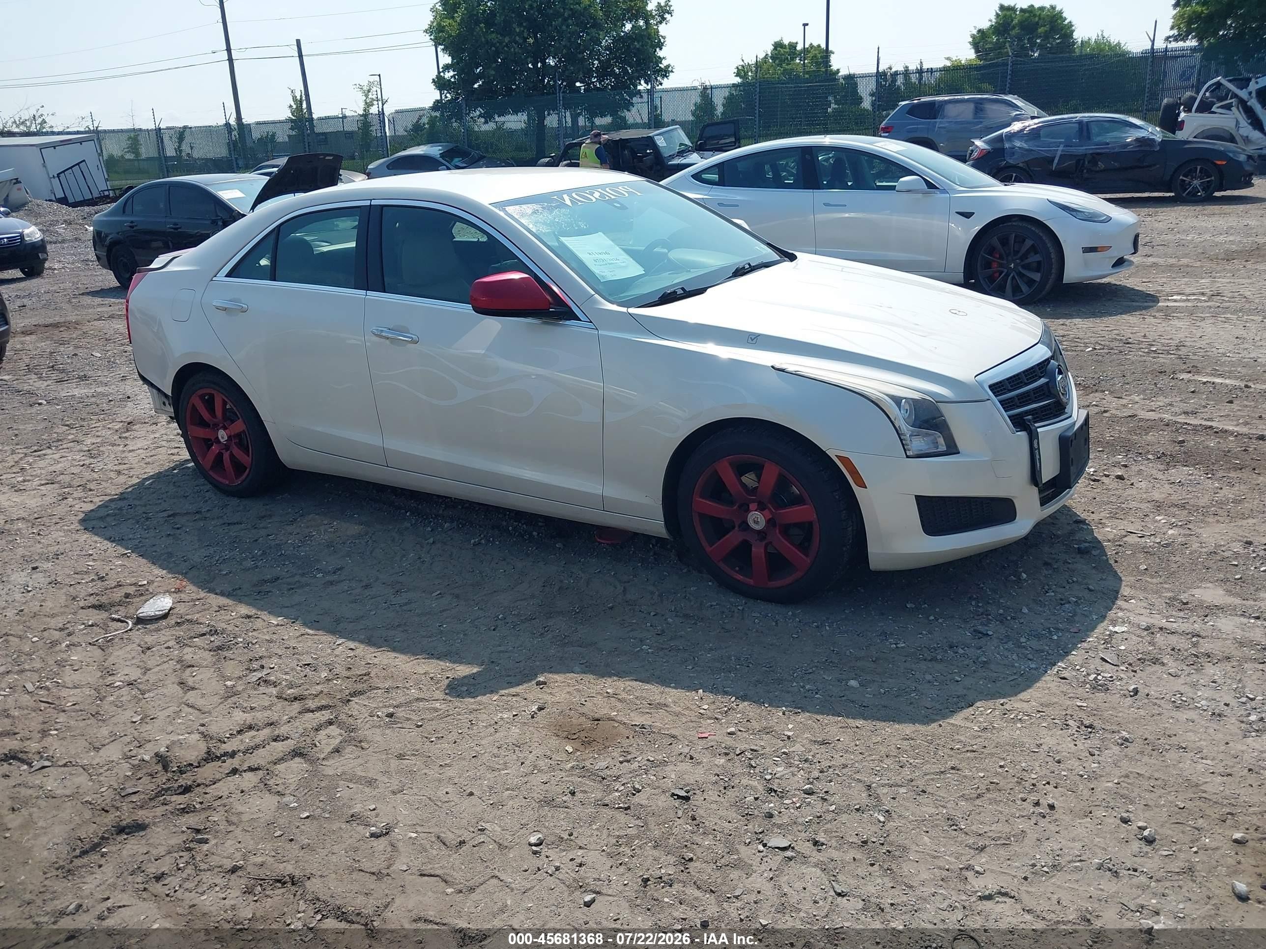 2013 Cadillac ATS, VIN 1G6AA5RA2D0153966 — Rear end