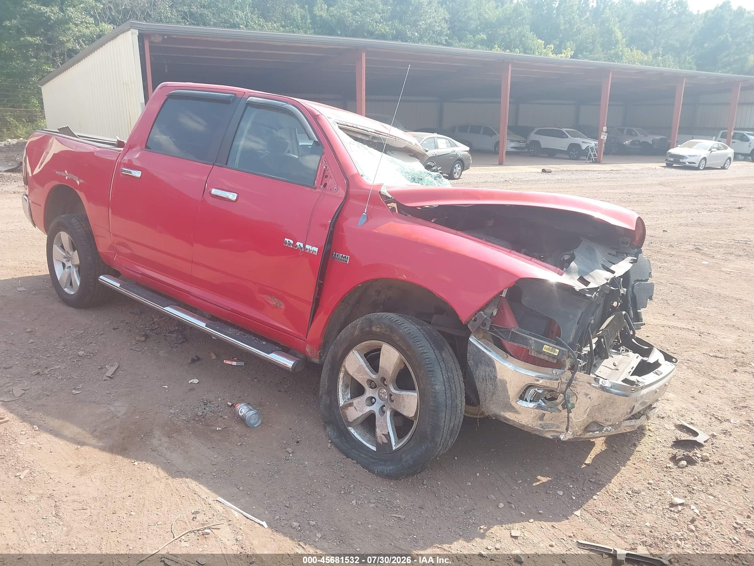 2009 Dodge 1500 SLT, VIN 1D3HV13T99J512774 — Бок