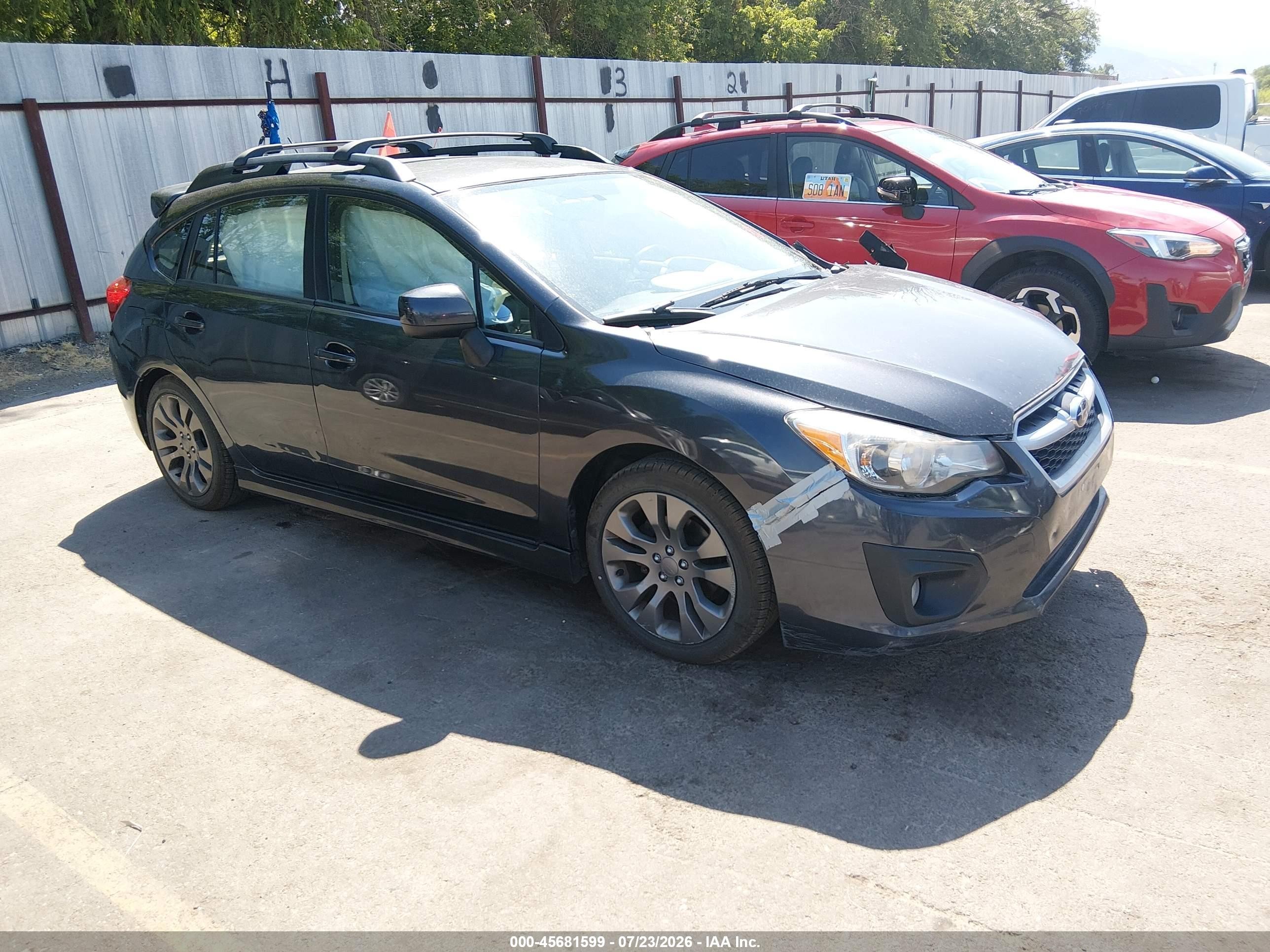 2014 Subaru Impreza Special Sports Limited, VIN JF1GPAR61EH217255 — Front end