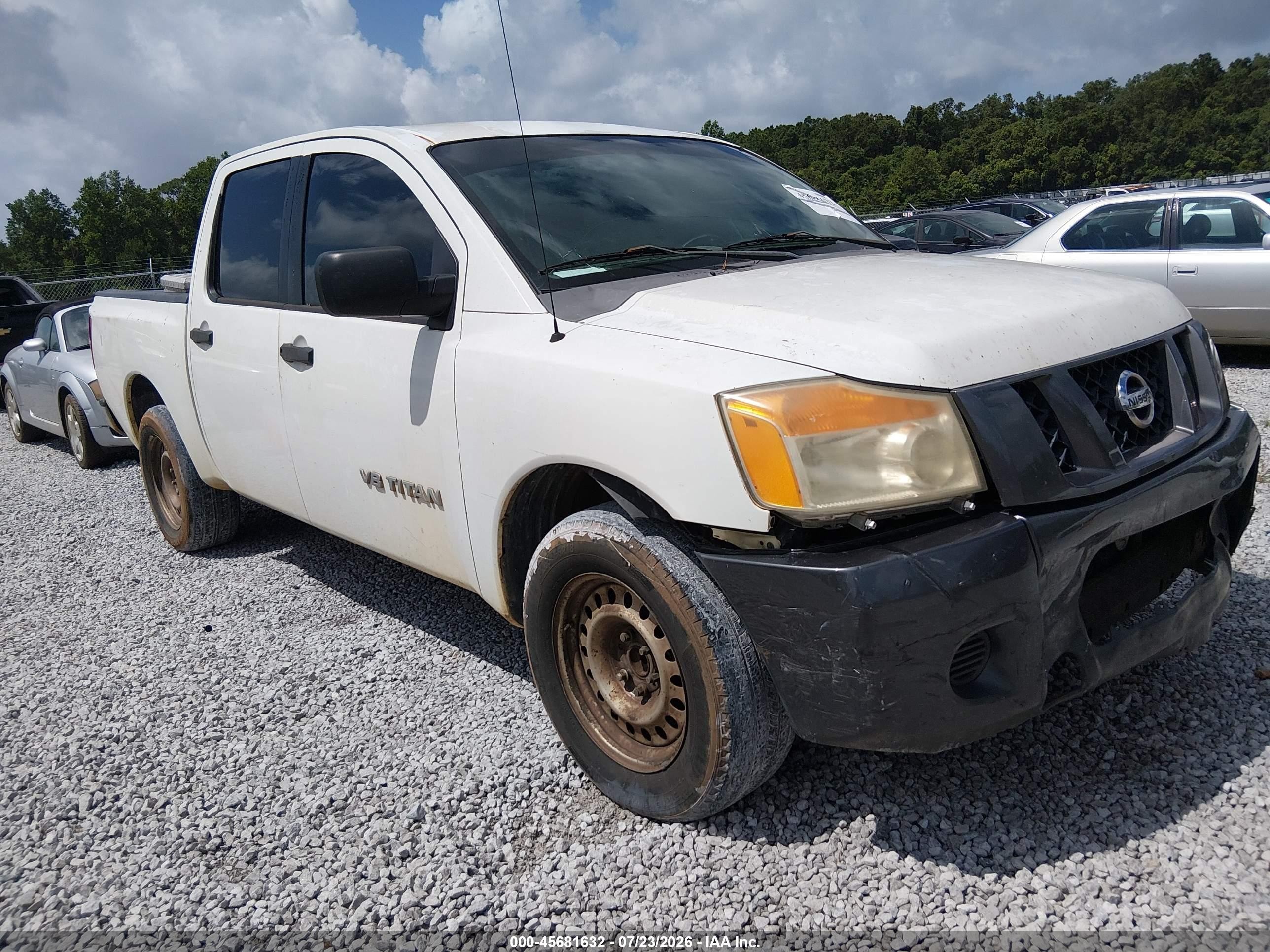2008 Nissan Titan XE, VIN 1N6AA07D88N325727 — Обычный износ