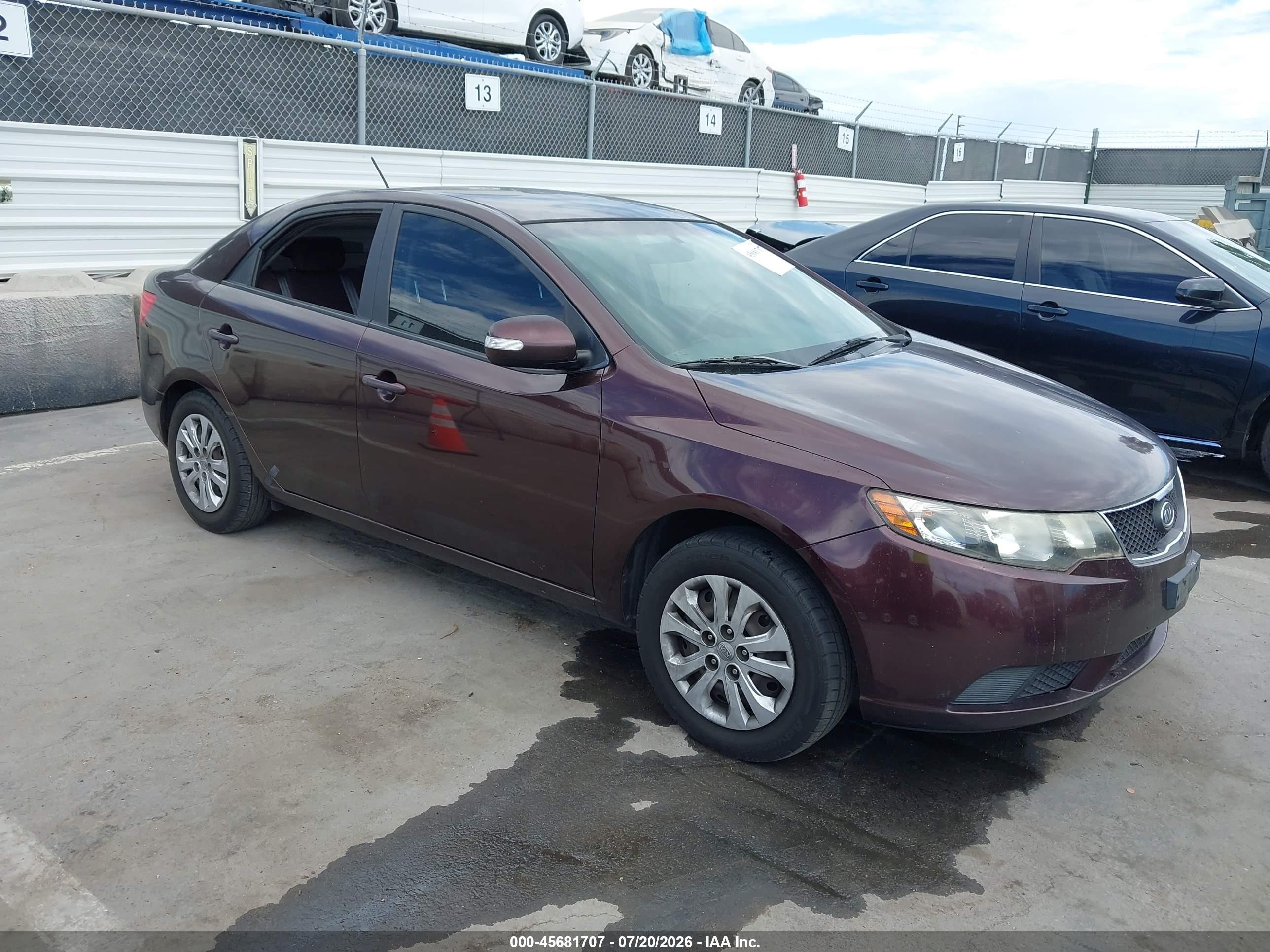 2010 Kia Forte EX, VIN KNAFU4A21A5242948 — Theft recovery