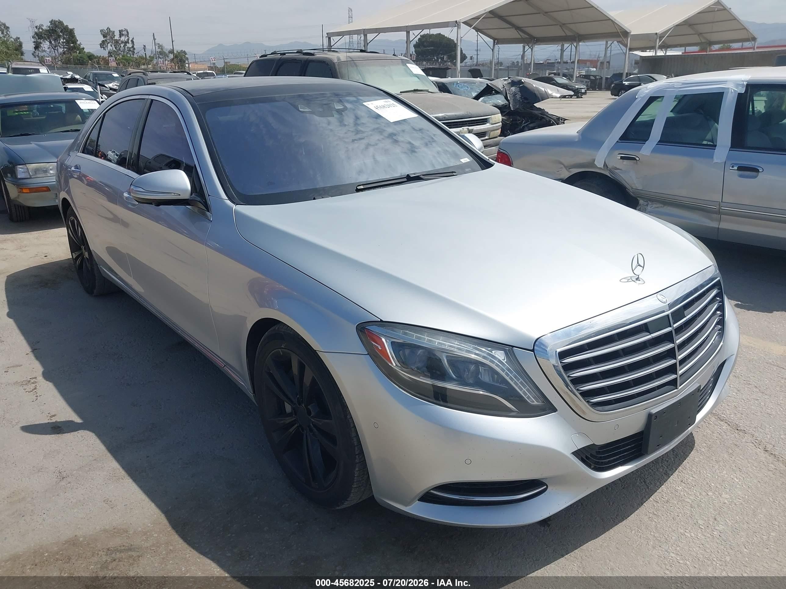 2014 Mercedes-Benz S 550, VIN WDDUG8CB5EA055933 — Not stated