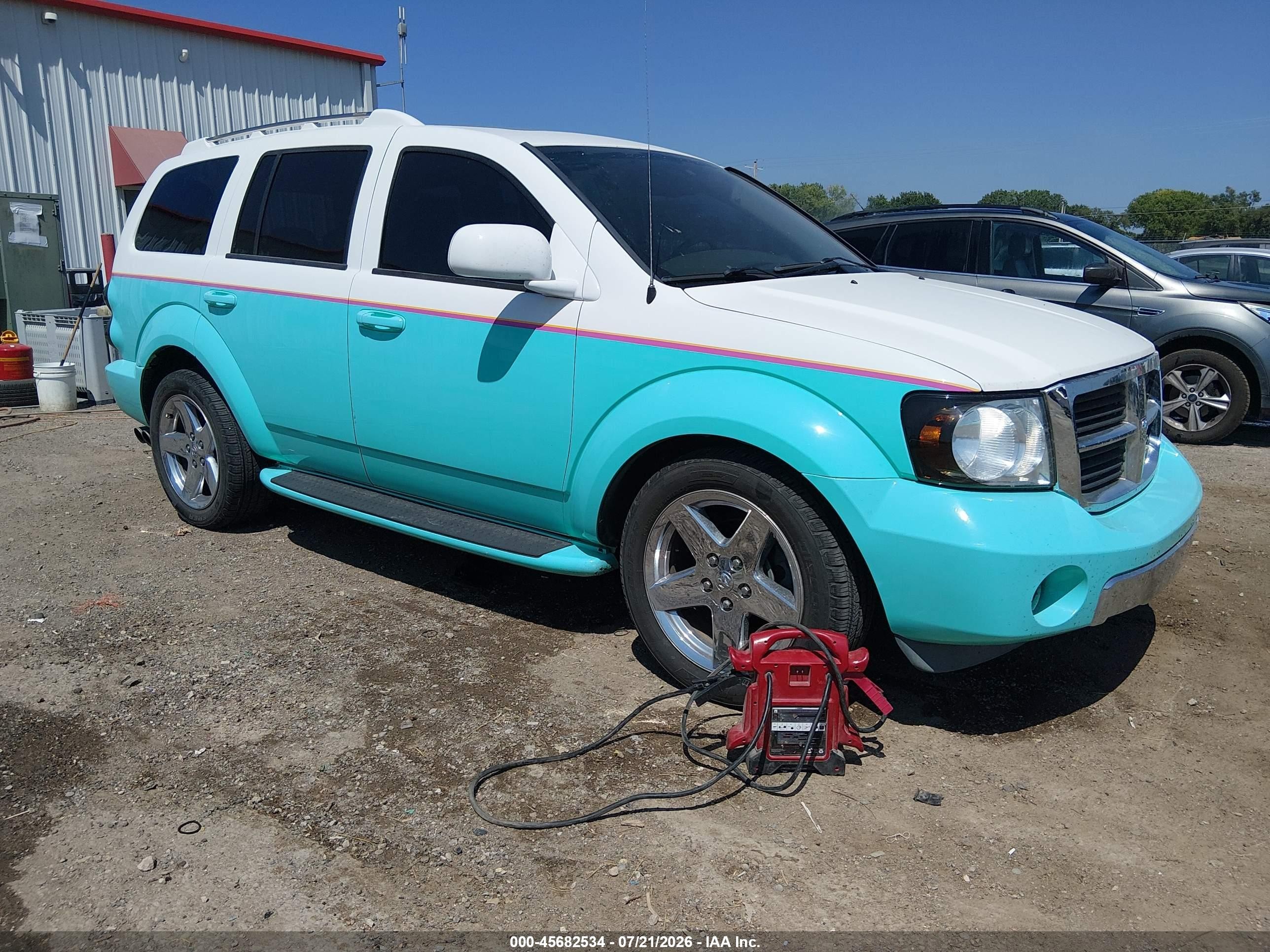 2007 Dodge Durango Limited, VIN 1D8HD582X7F560868 — Hail