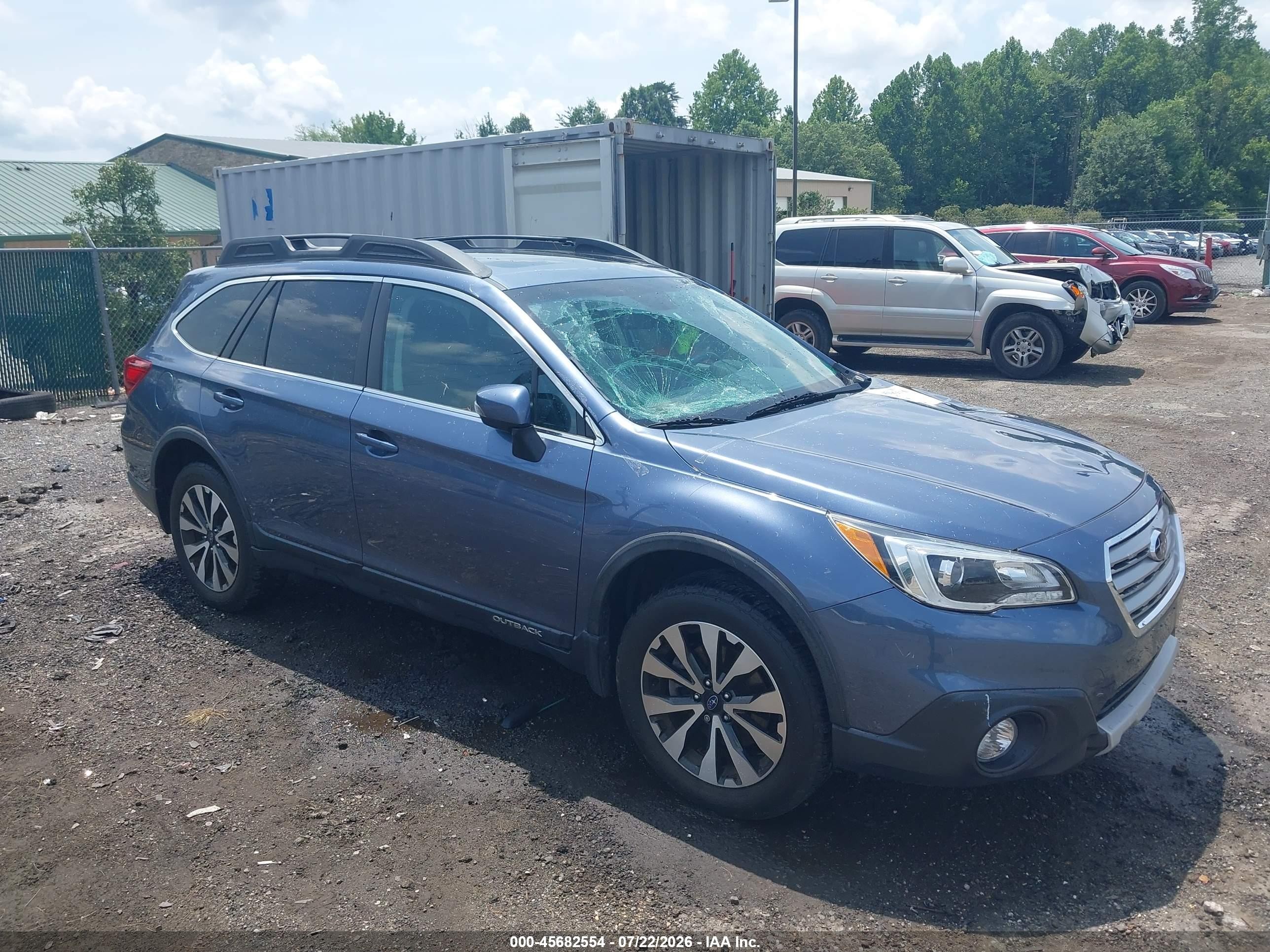 2015 Subaru Outback Limited, VIN 4S4BSANC3F3334893 — Storm