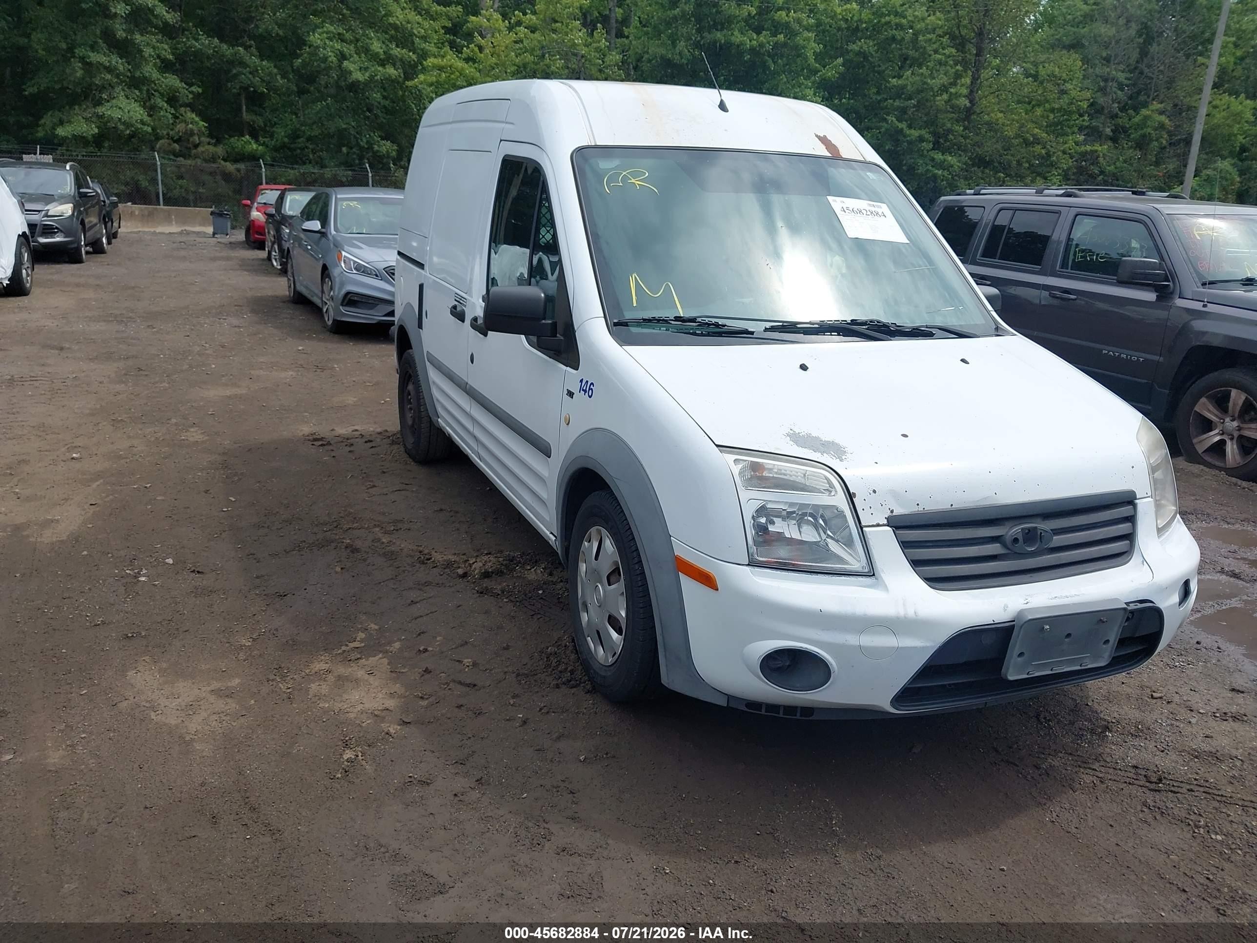 2010 Ford Transit Connect XLT, VIN NM0LS7DN6AT006730 — Normal wear