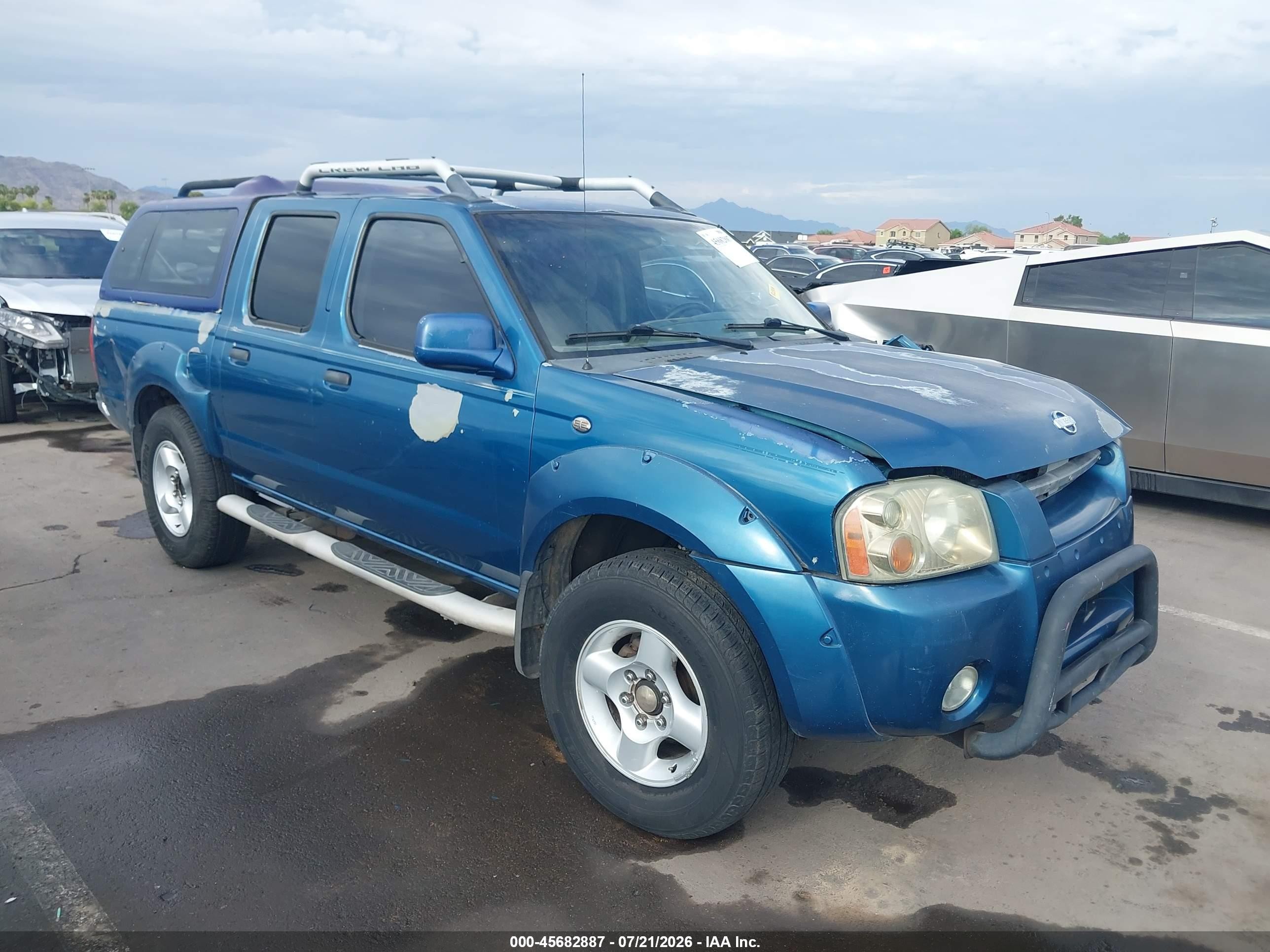 2001 Nissan Frontier XE, VIN 1N6ED27T21C379442 — Front end