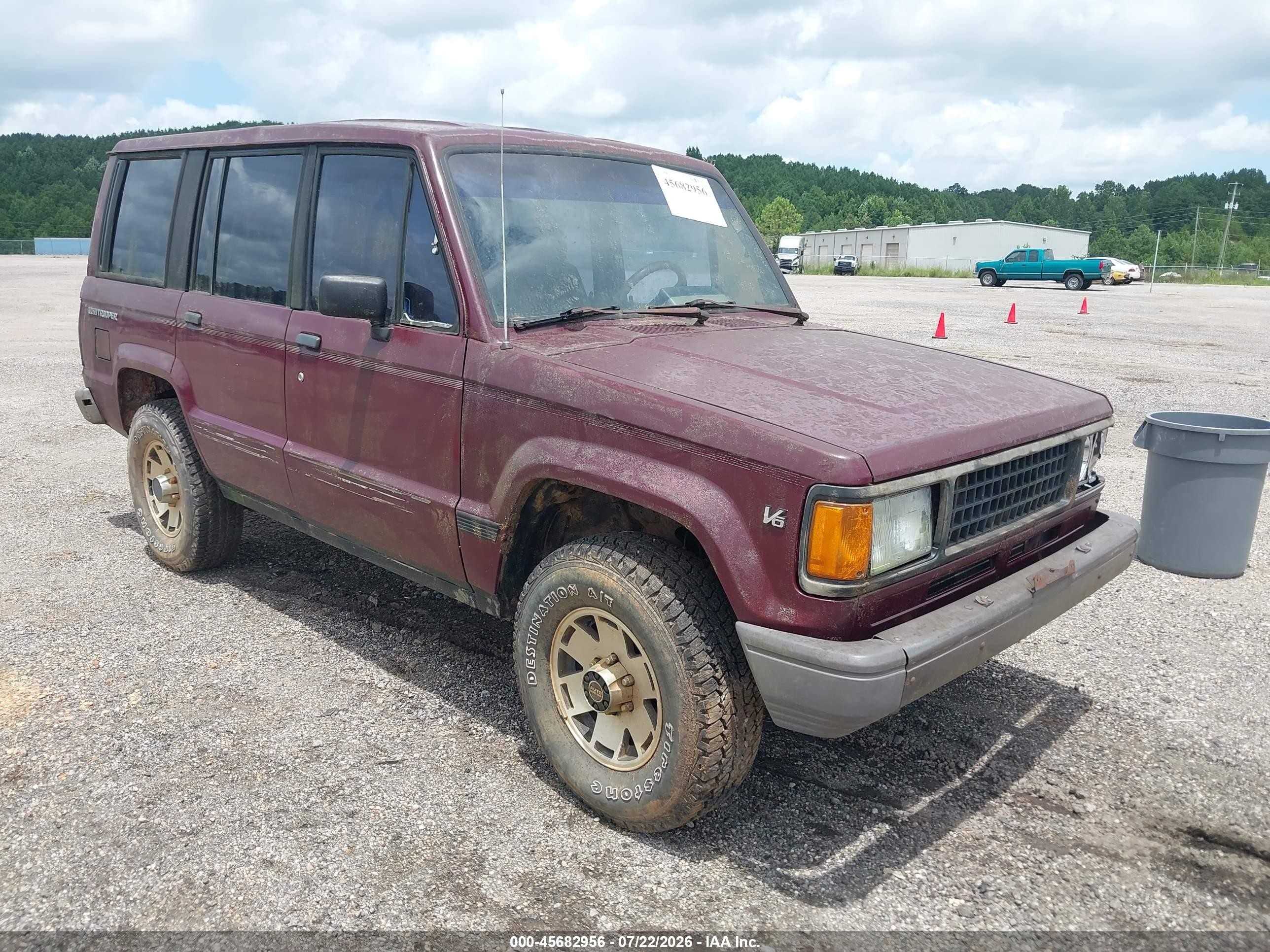 1991 Isuzu Trooper, VIN JACCH58R5M7906680 — Обычный износ