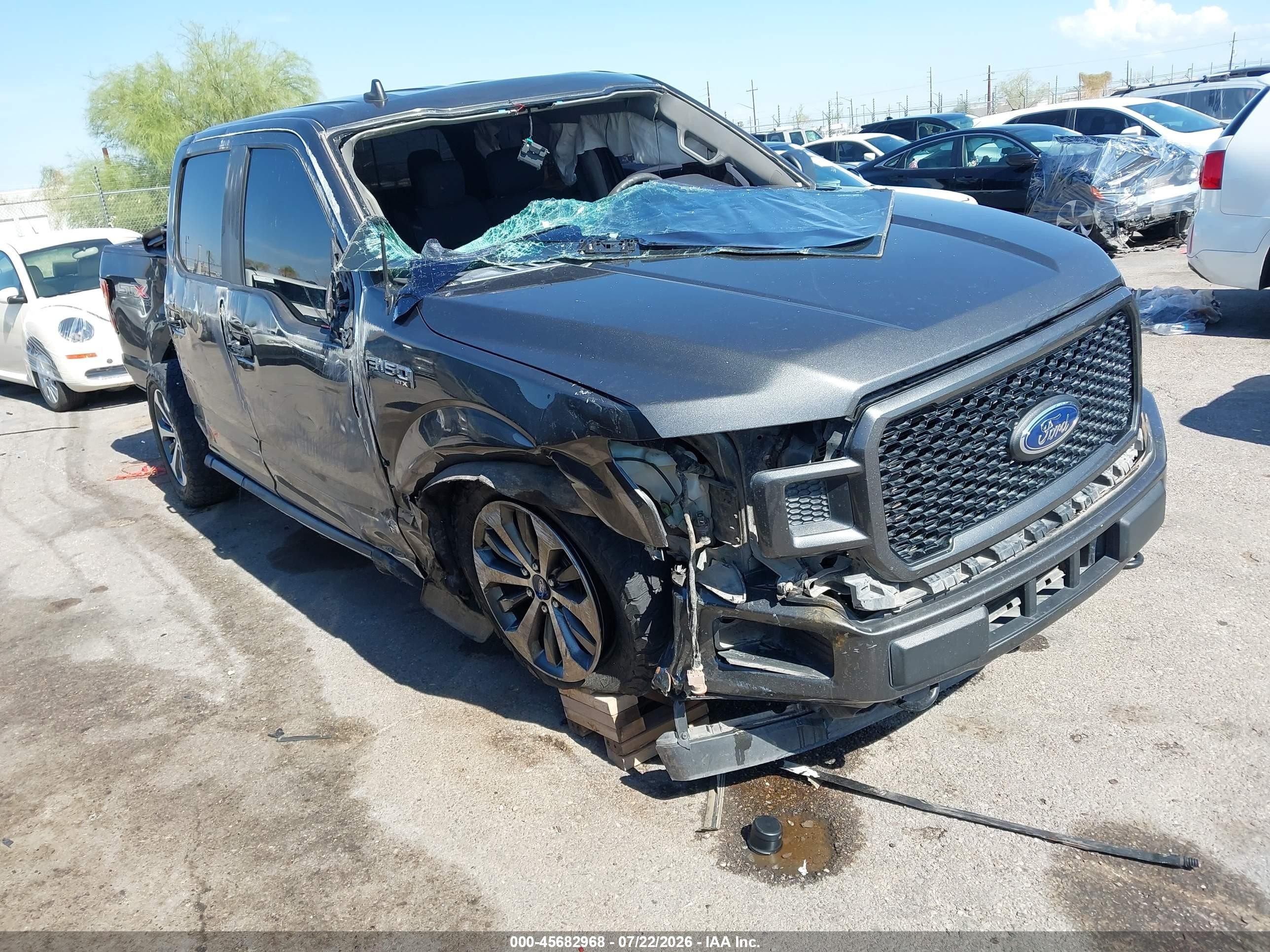 2020 Ford F-150 XL, VIN 1FTEW1E46LKD19188 — Rollover