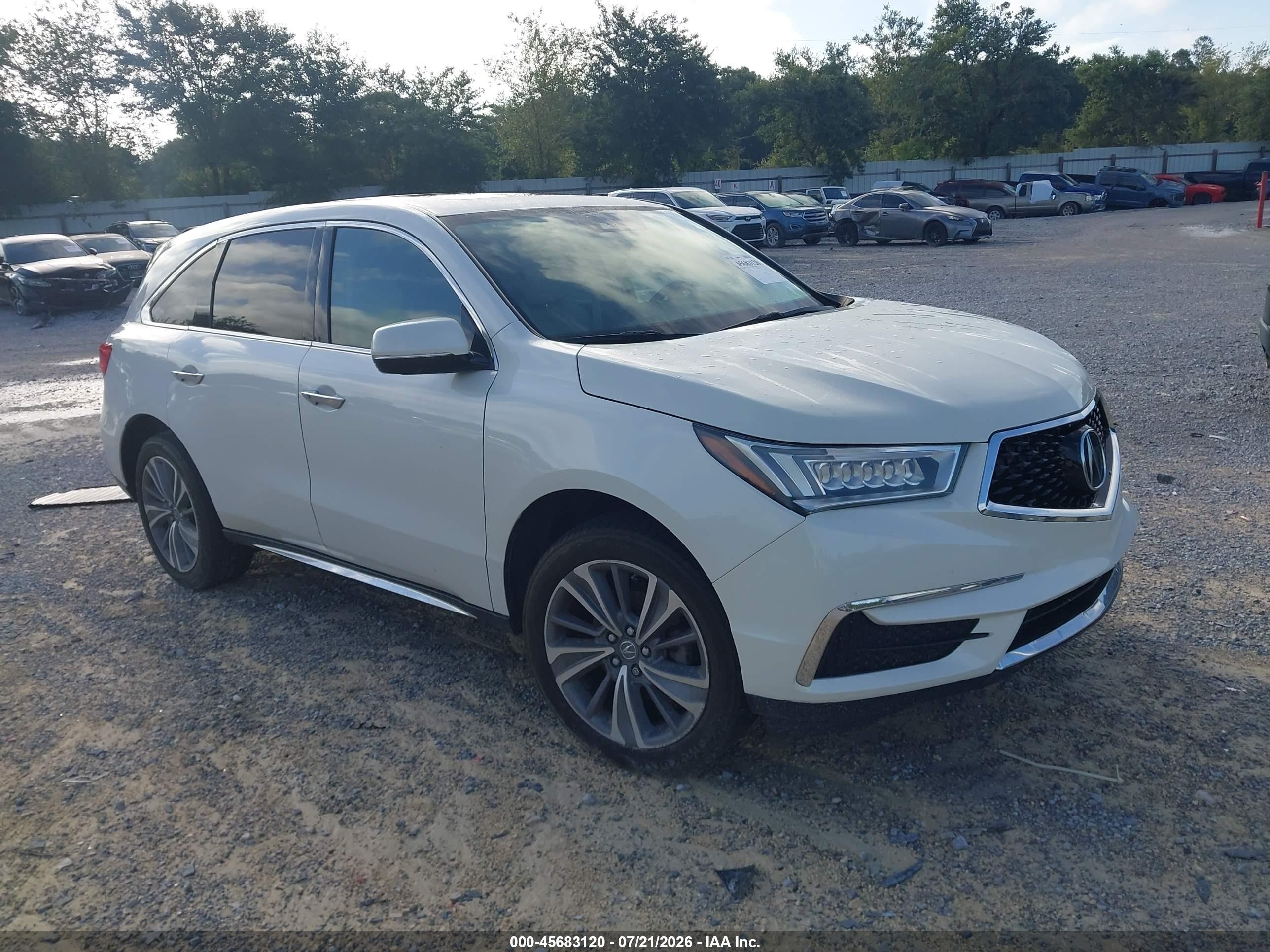 2018 Acura MDX Technology, VIN 5J8YD3H52JL003184 — Side