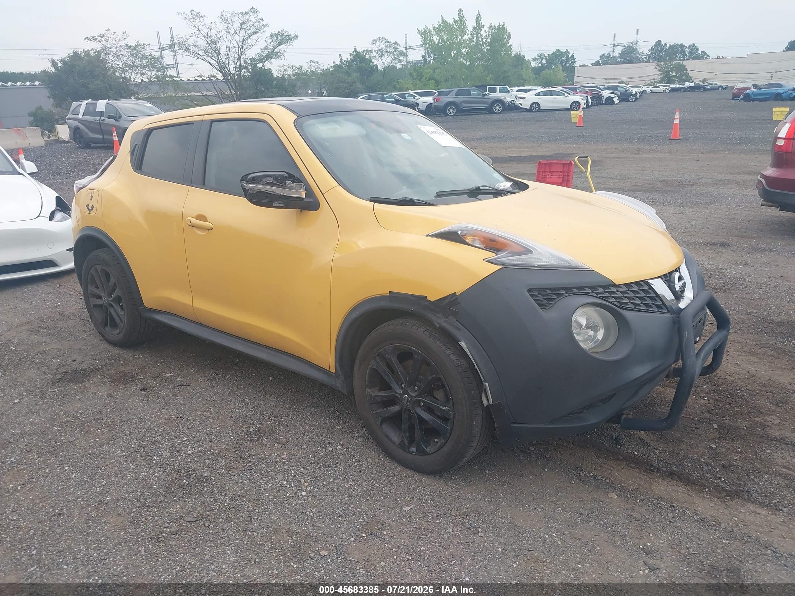 2015 Nissan Juke SV, VIN JN8AF5MV8FT555165 — Normal wear