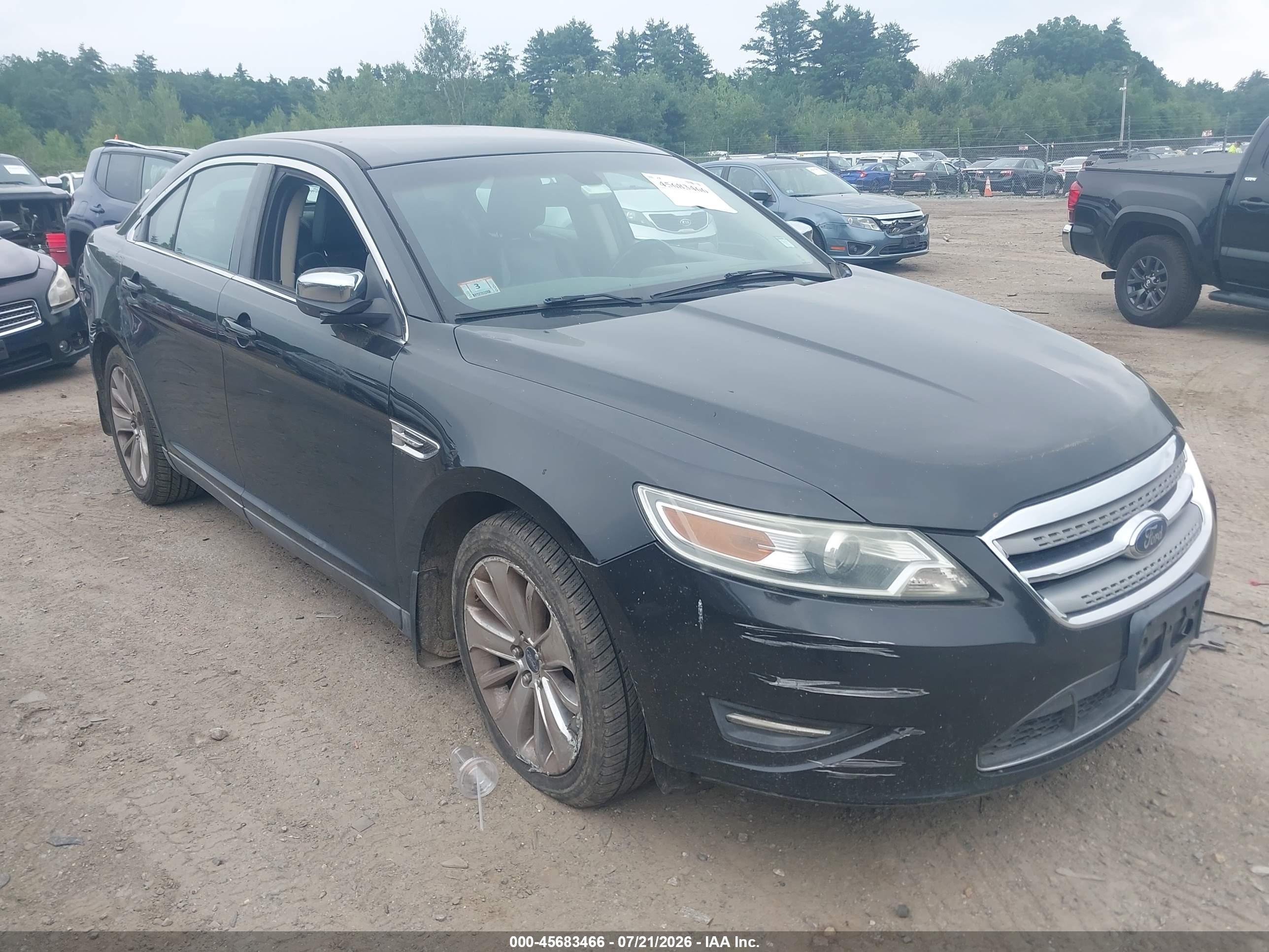 2010 Ford Taurus Limited, VIN 1FAHP2FWXAG143140 — Rear end