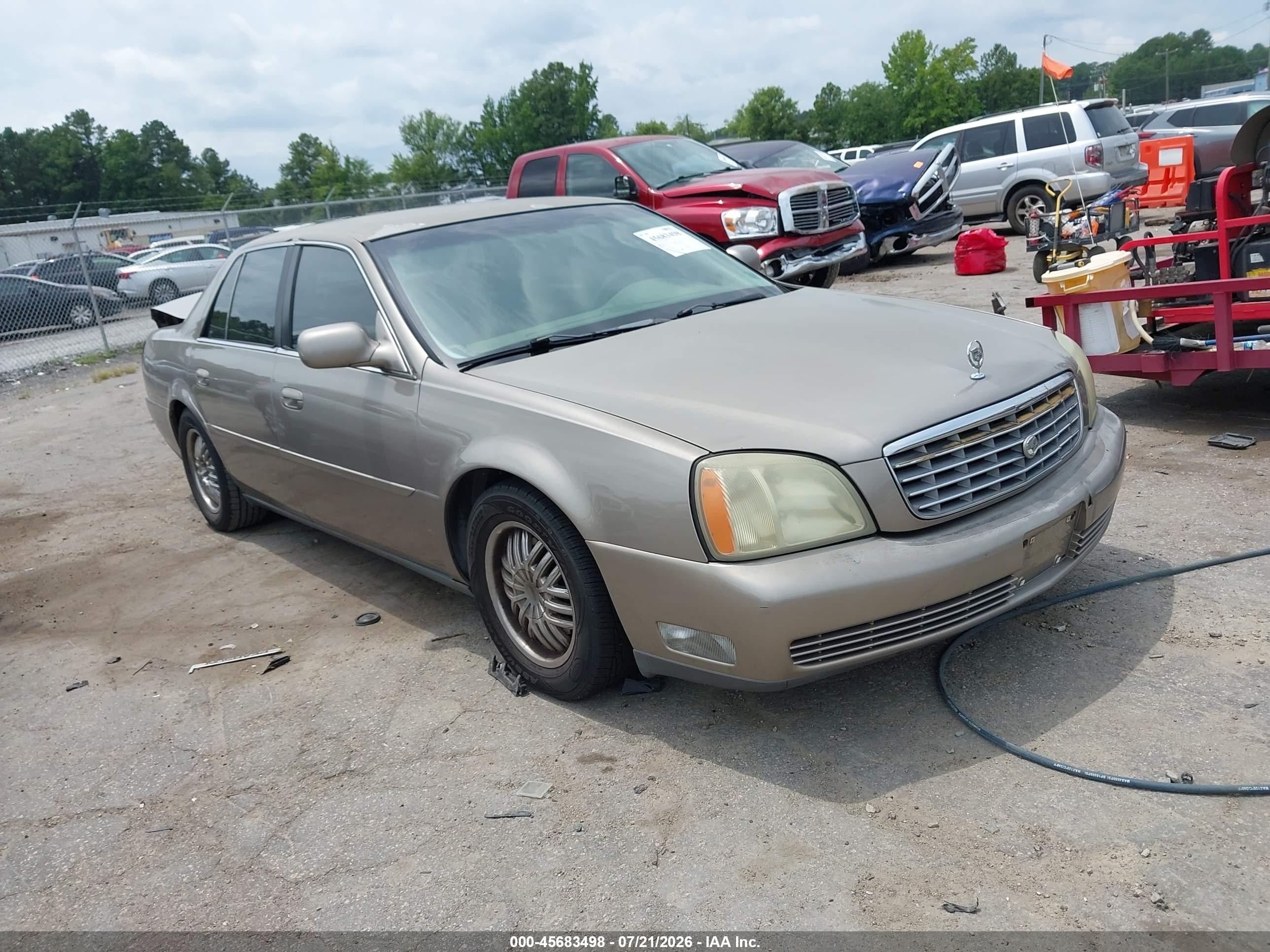 2003 Cadillac DeVille, VIN 1G6KD54Y33U180293 — Rear end