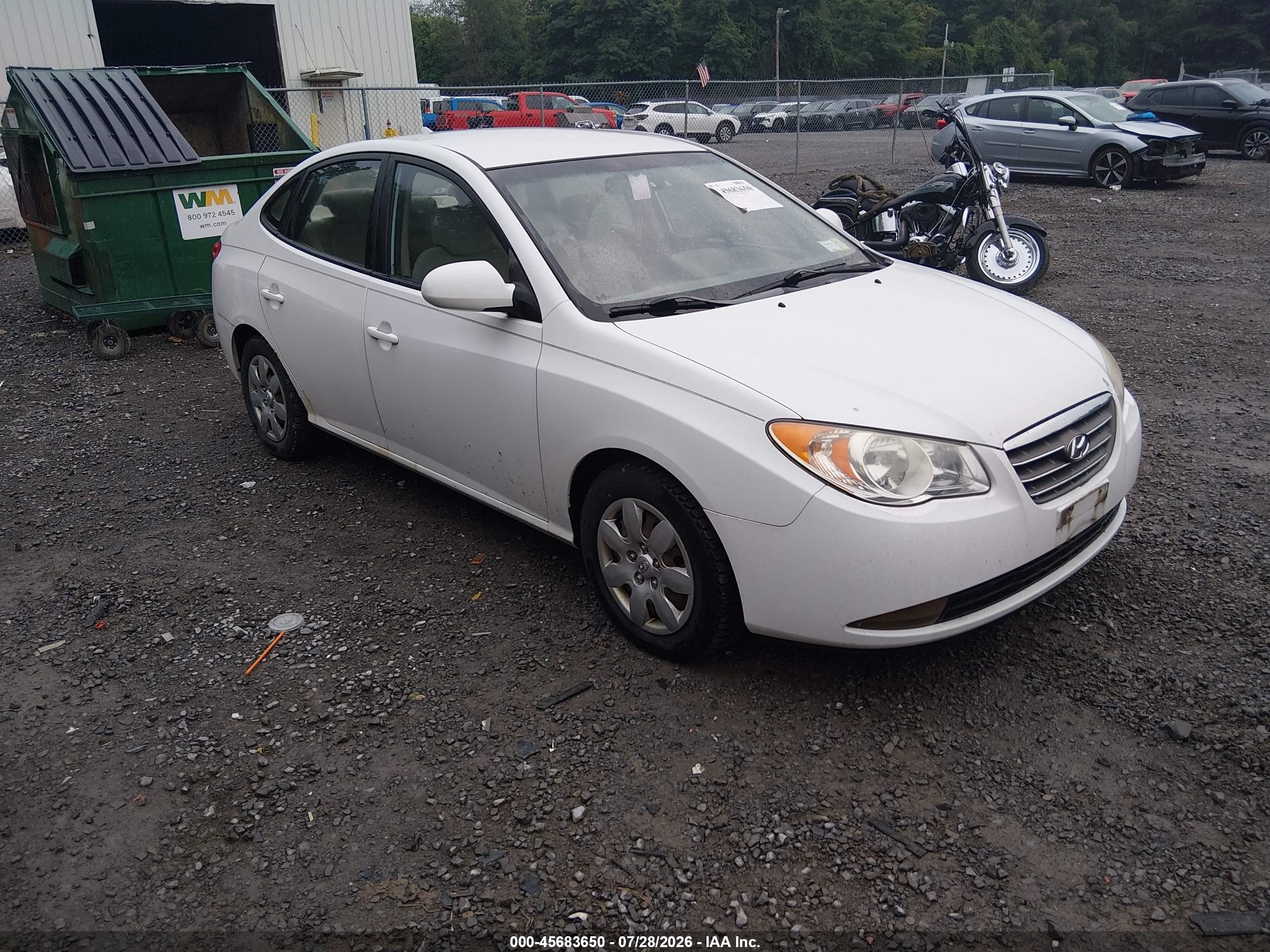 2009 Hyundai Elantra GLS, VIN KMHDU46D59U684102 — Normal wear