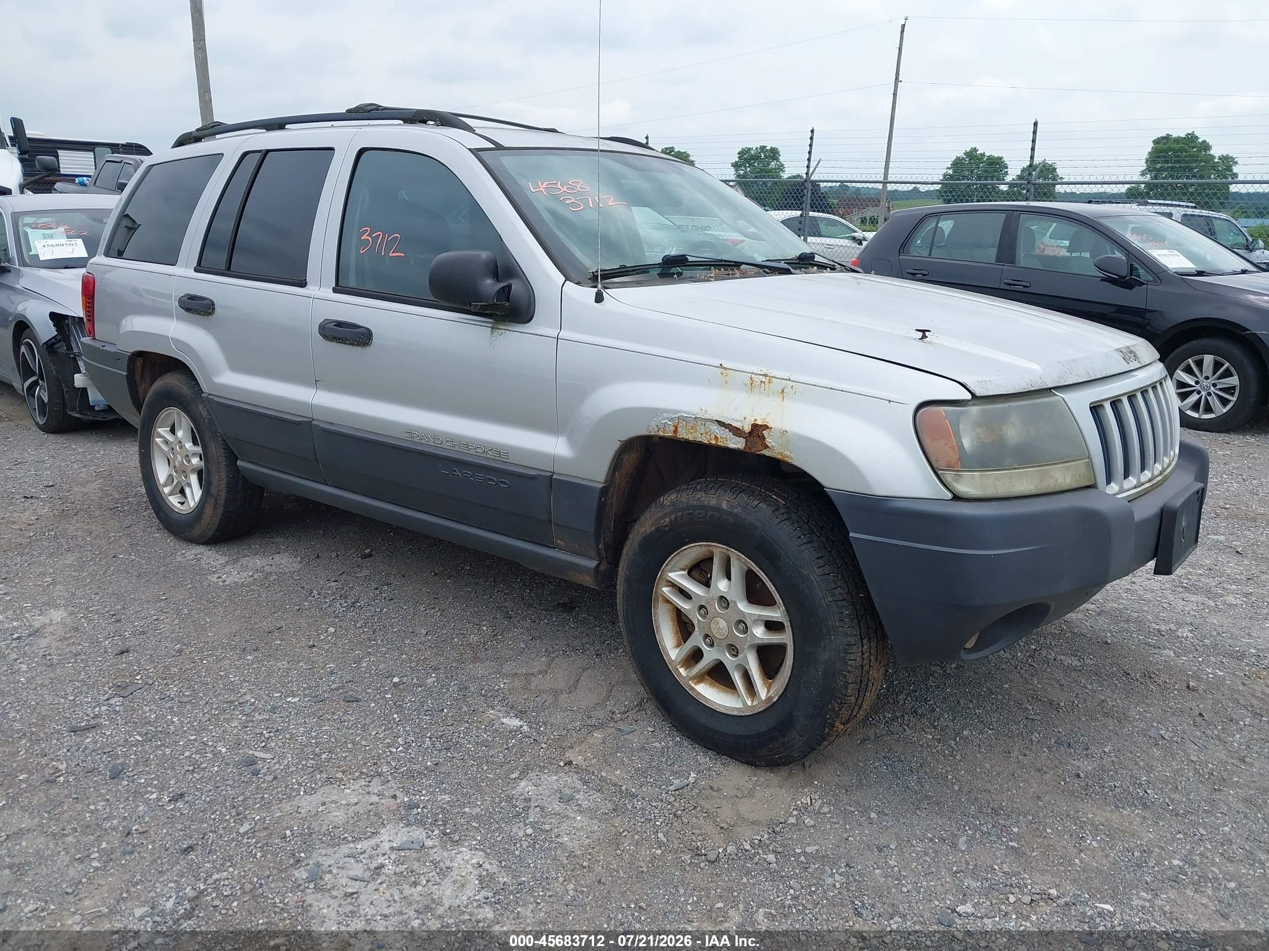 2004 Jeep Grand Cherokee Laredo, VIN 1J4GW48S34C337920 — Обычный износ