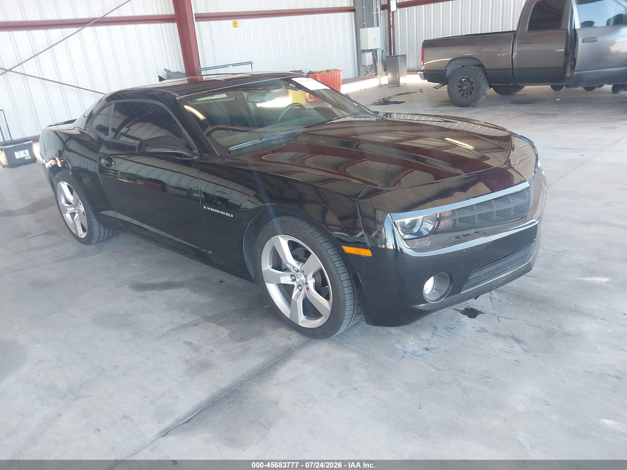 2012 Chevrolet Camaro 1LT, VIN 2G1FB1E36C9163624 — Side