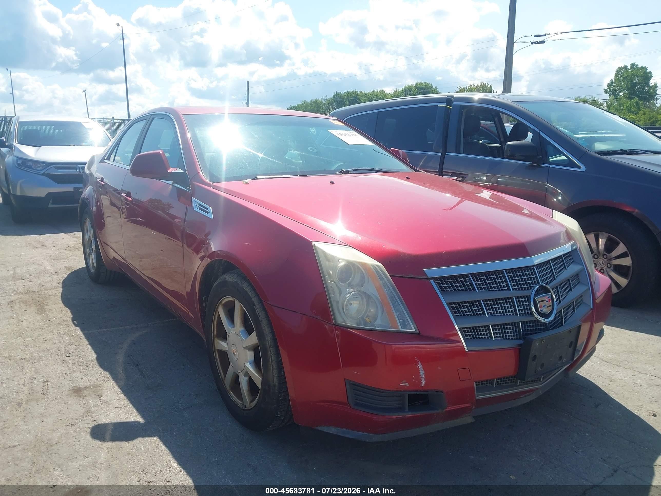 2009 Cadillac CTS RWD, VIN 1G6DF577490101476 — Normal wear