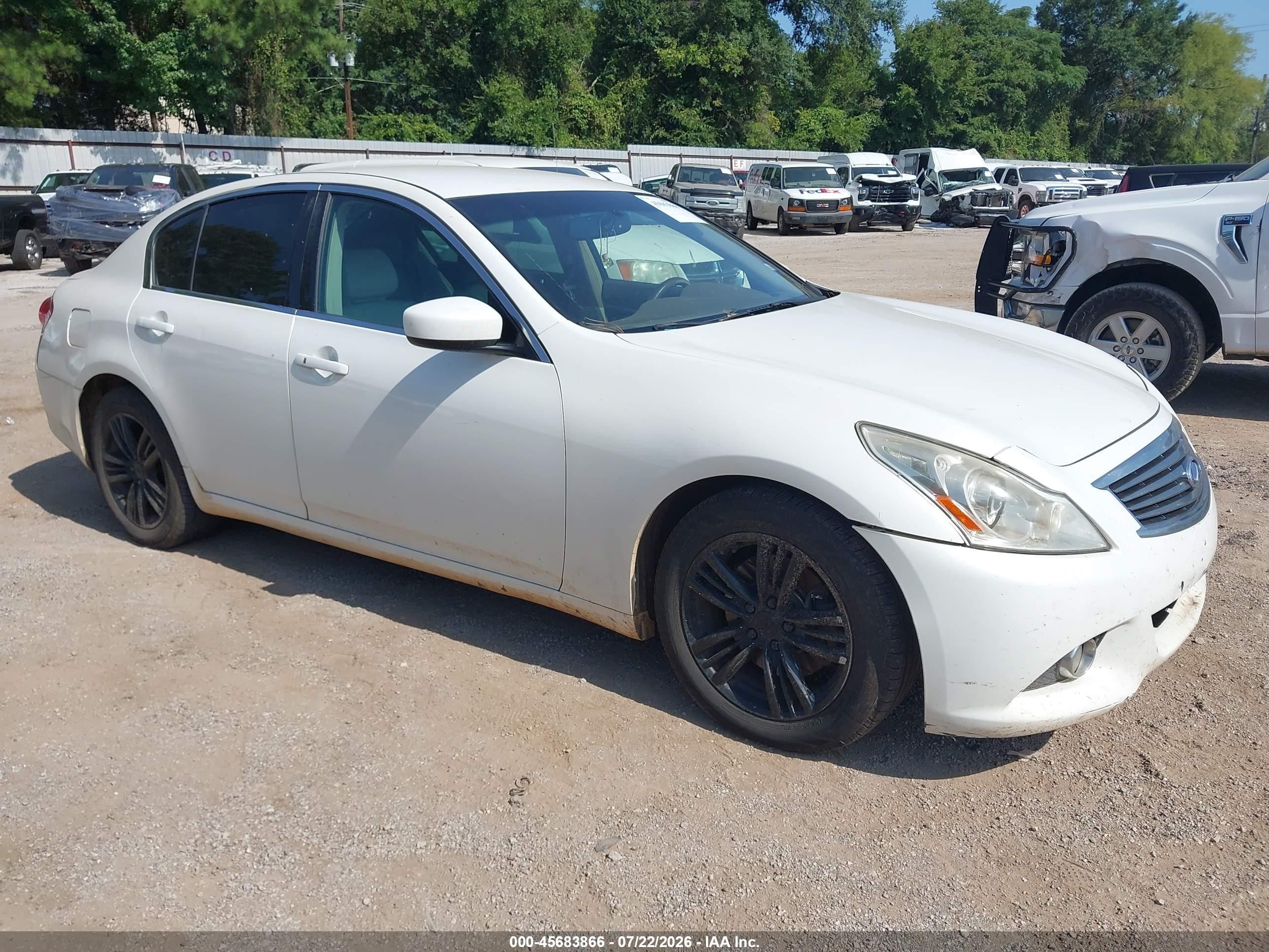 2010 Infiniti G37 x, VIN JN1CV6AR9AM452590 — Normal wear