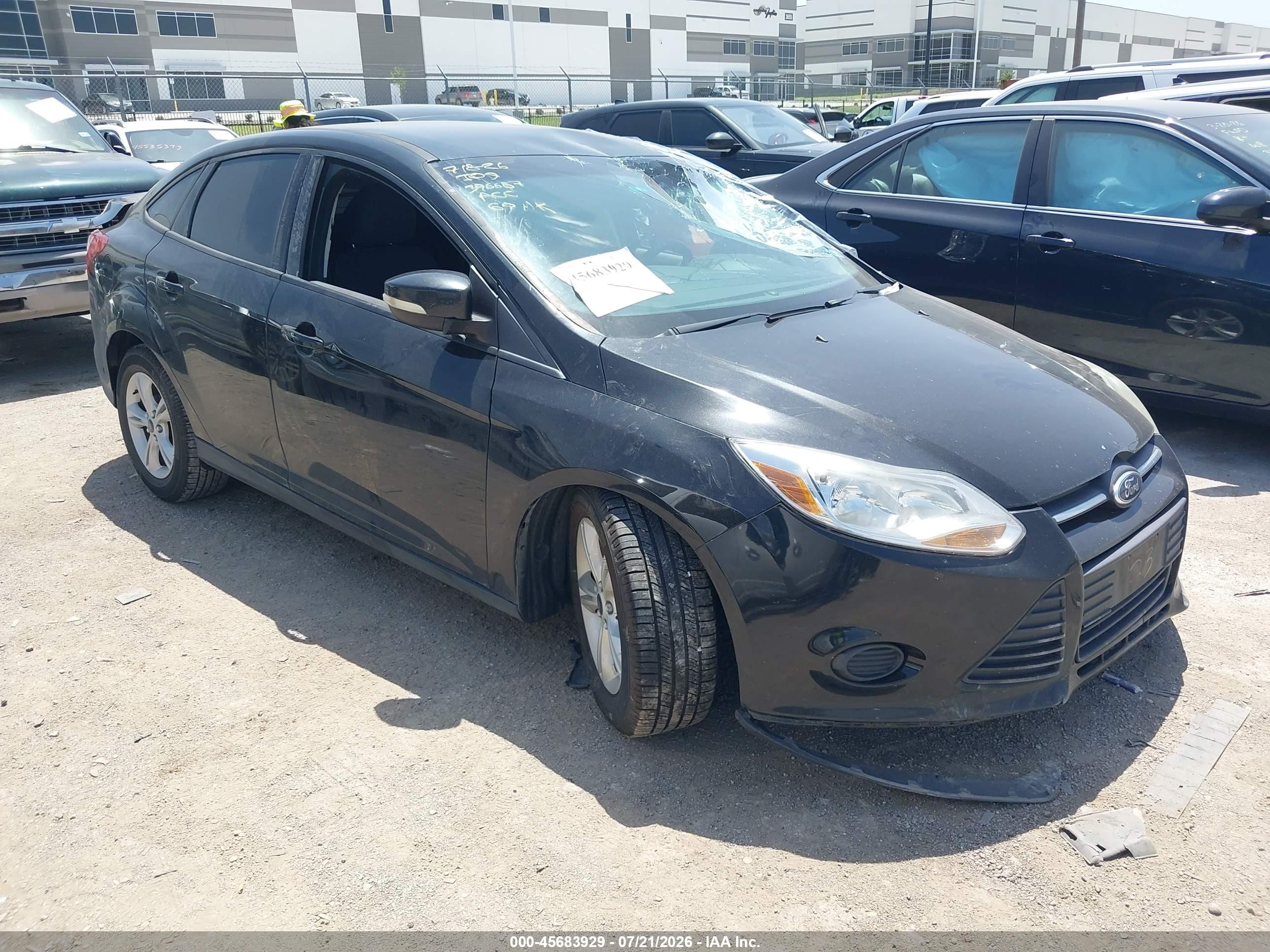 2014 Ford Focus SE, VIN 1FADP3F24EL441584 — Biohazard / chemical