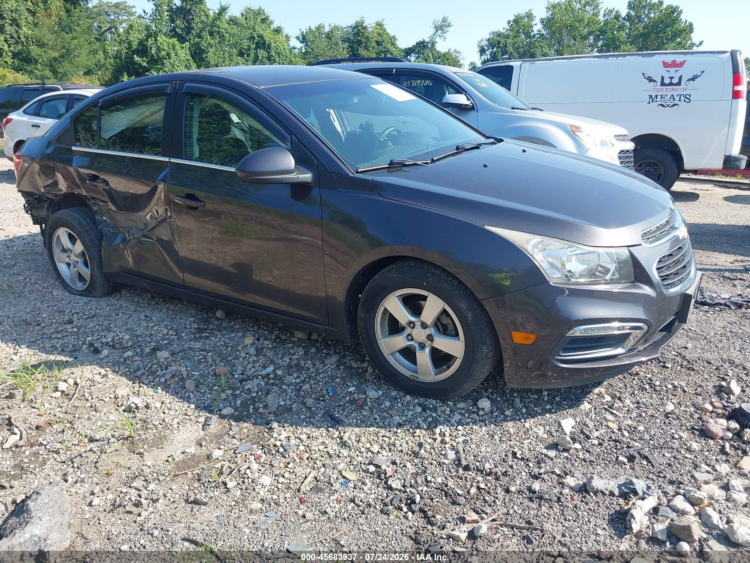 2016 Chevrolet Cruze LT, VIN 1G1PE5SB1G7206904 — Side