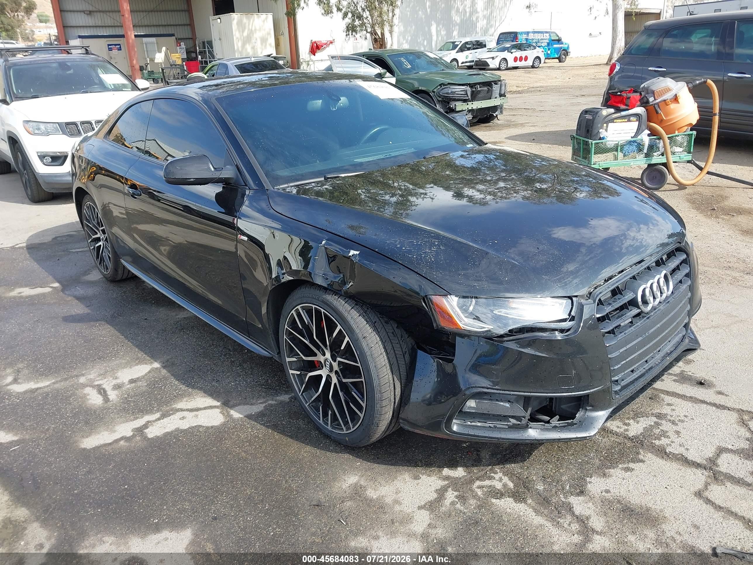 2016 Audi A5 Premium Plus, VIN WAUSGAFR8GA024676 — Front end