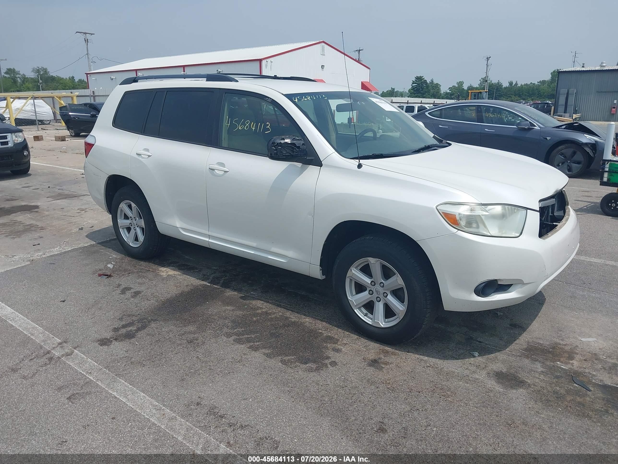 2010 Toyota Highlander, VIN 5TDZK3EH9AS003091 — Normal wear