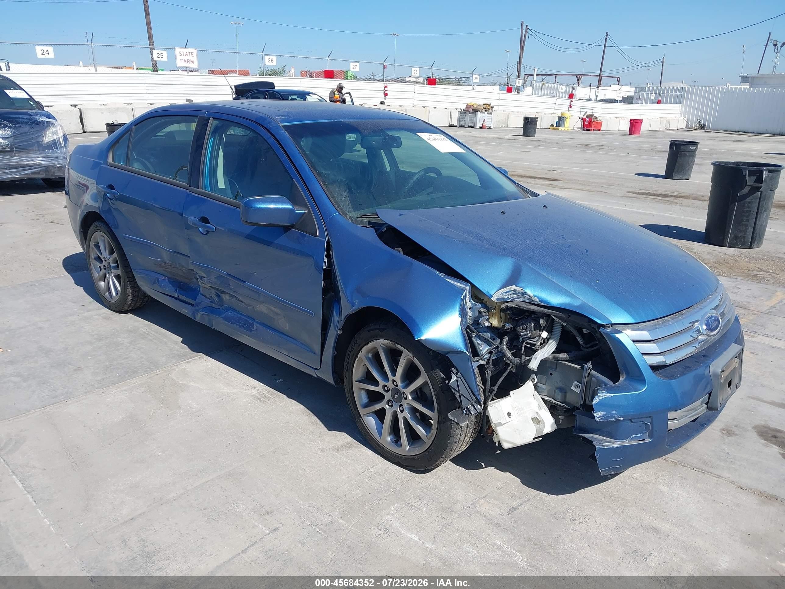 2009 Ford Fusion SE, VIN 3FAHP07ZX9R207596 — Front end