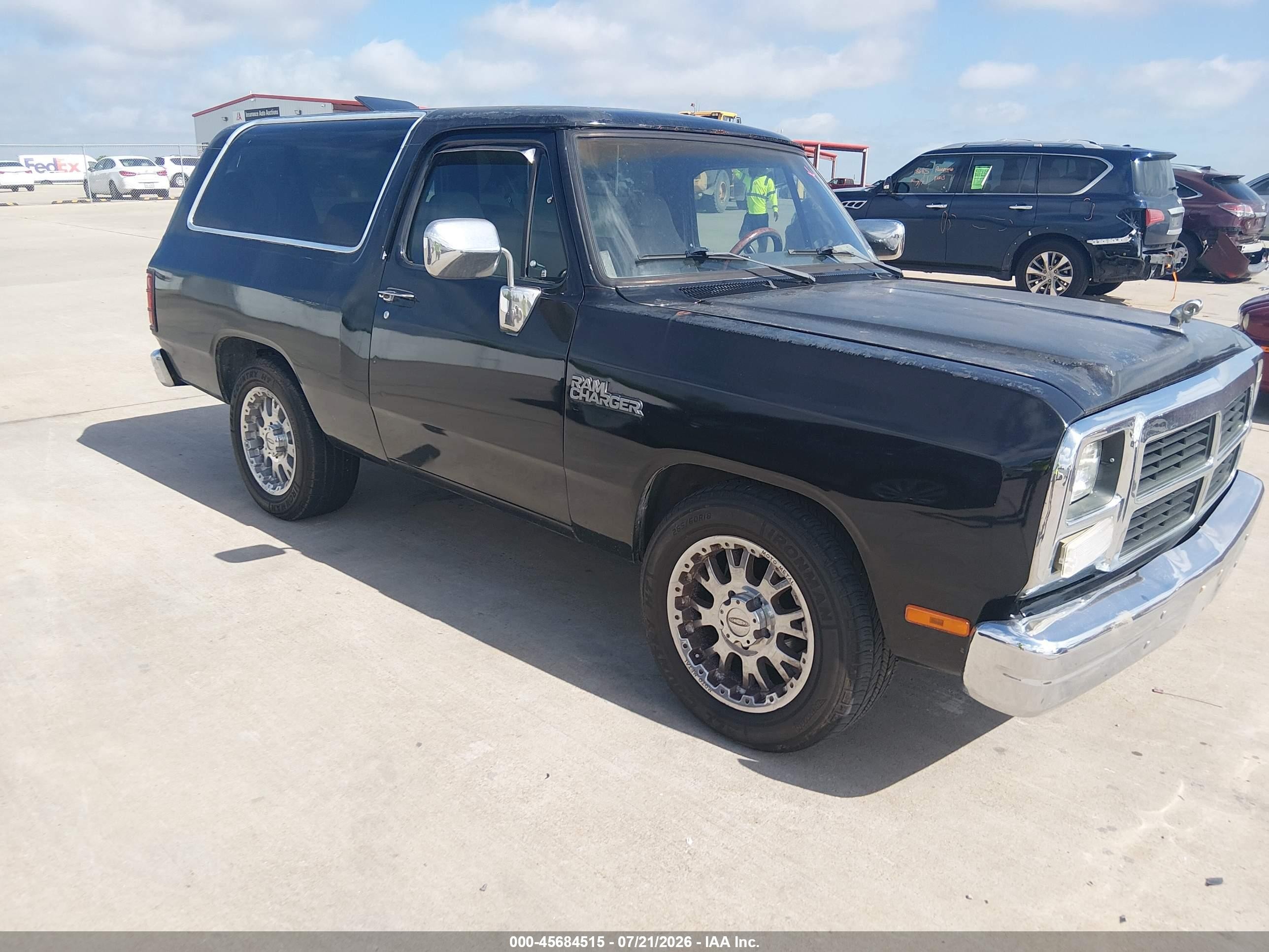 1991 Dodge Ram Charger, VIN 3B4GE07Y2MM044111 — Обычный износ
