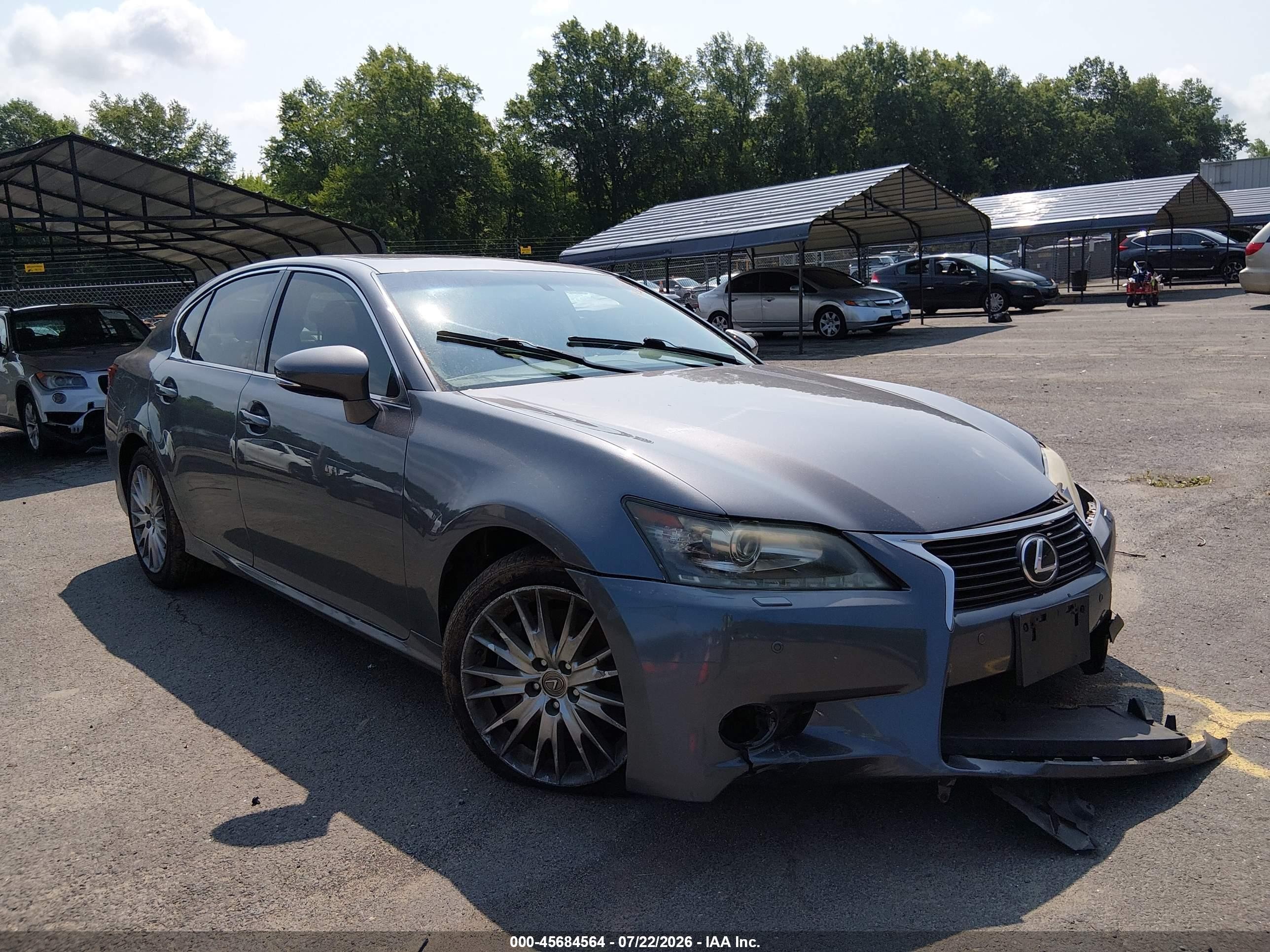 2013 Lexus GS 350, VIN JTHCE1BL3D5007494 — Перед