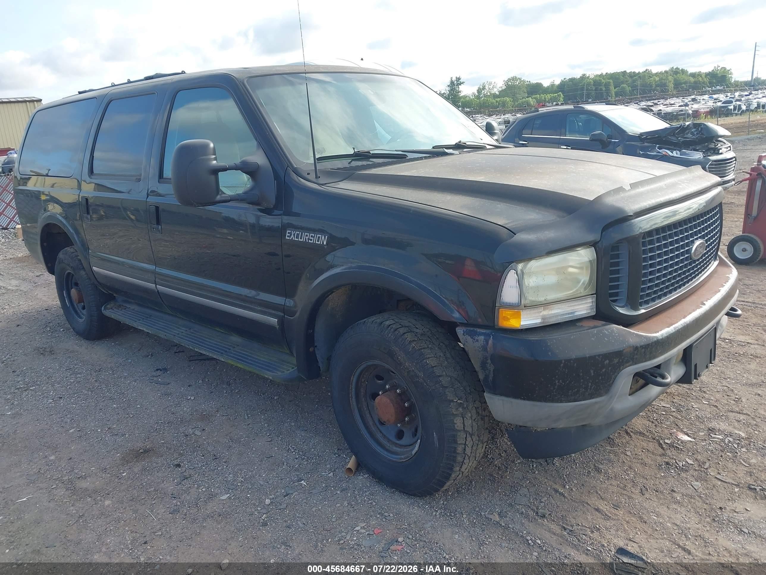 2002 Ford Excursion Limited, VIN 1FMNU43S32EA87523 — Normal wear