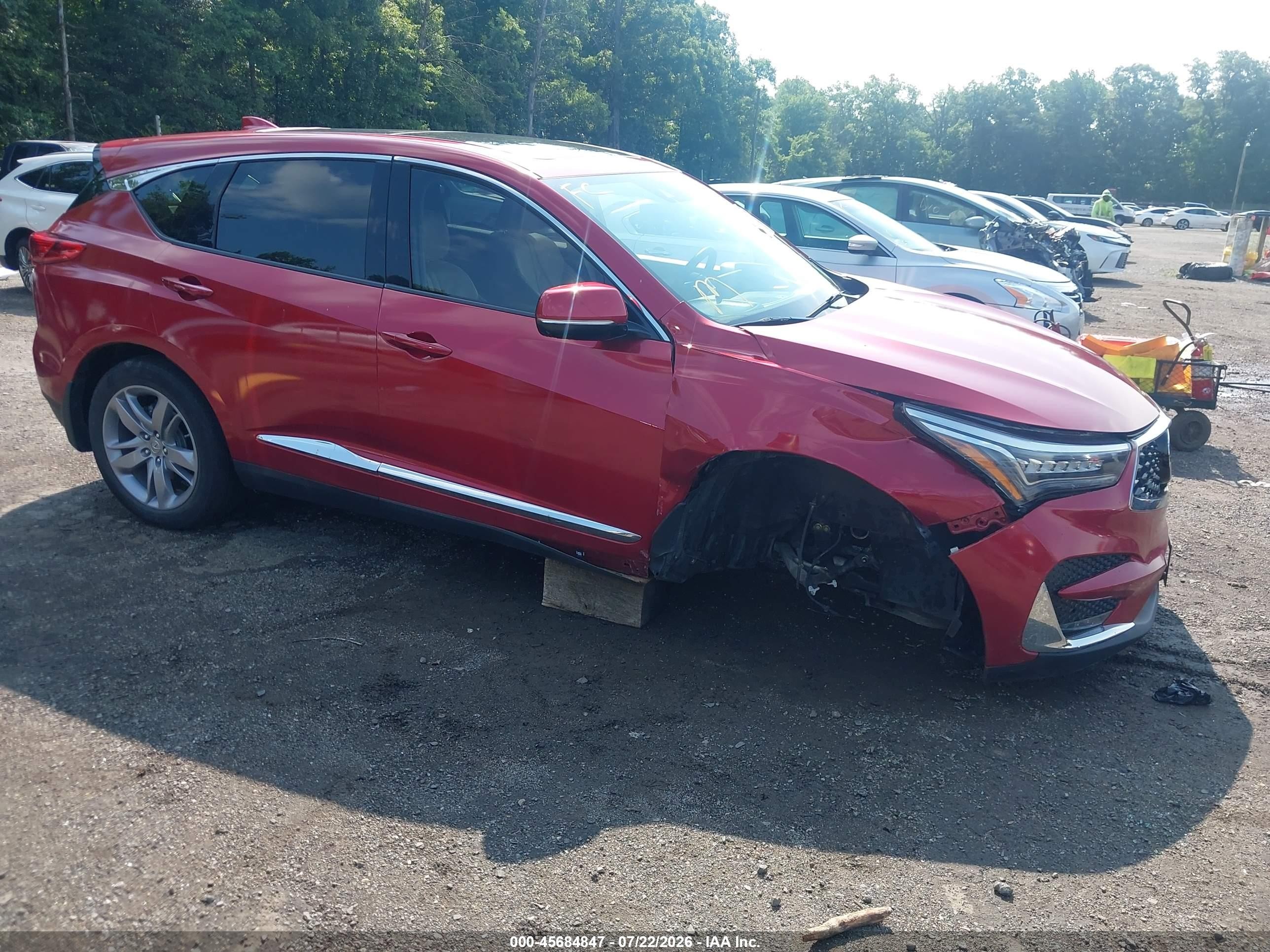 2019 Acura RDX Advance, VIN 5J8TC2H71KL022402 — Перед