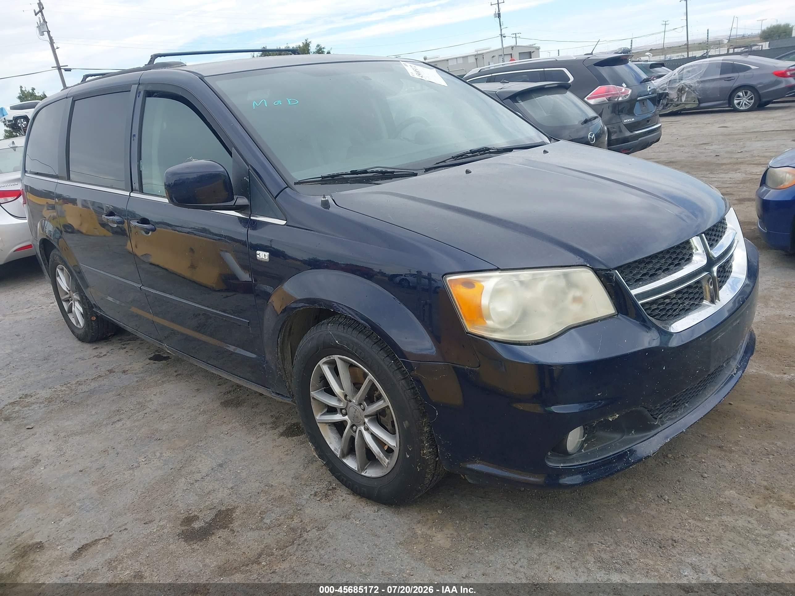 2014 Dodge Grand Caravan SXT, VIN 2C4RDGCG9ER474216 — Обычный износ