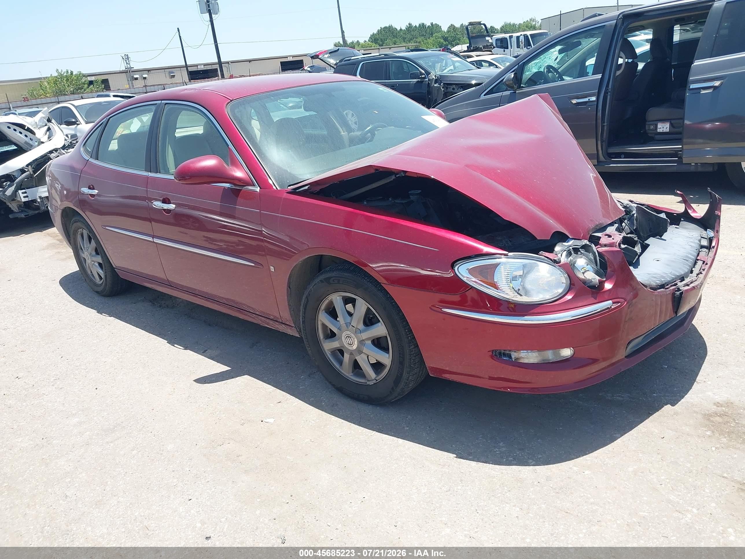 2009 Buick LaCrosse CXL, VIN 2G4WD582391236432 — Перед