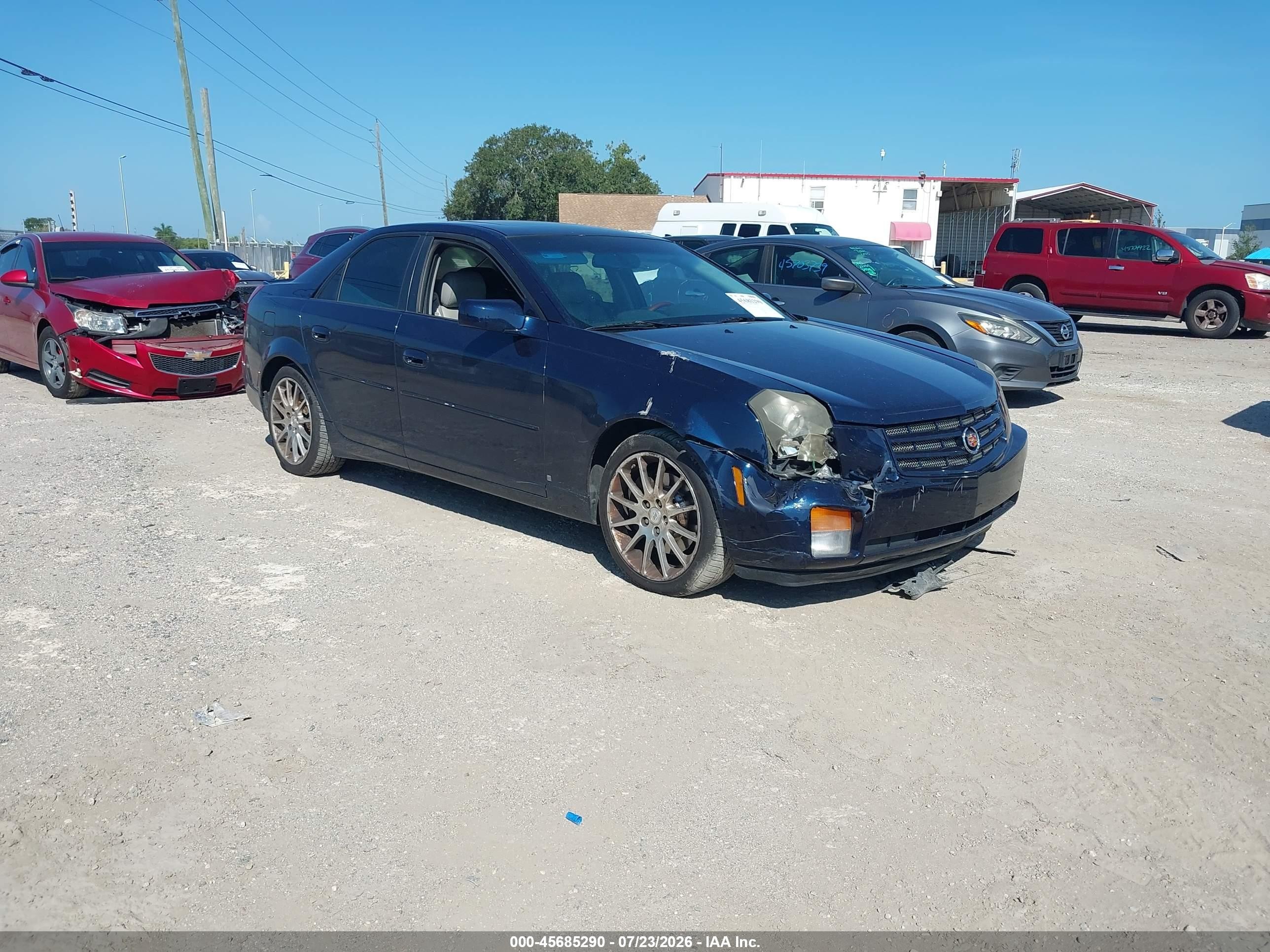 2007 Cadillac CTS, VIN 1G6DP577970140946 — Front end