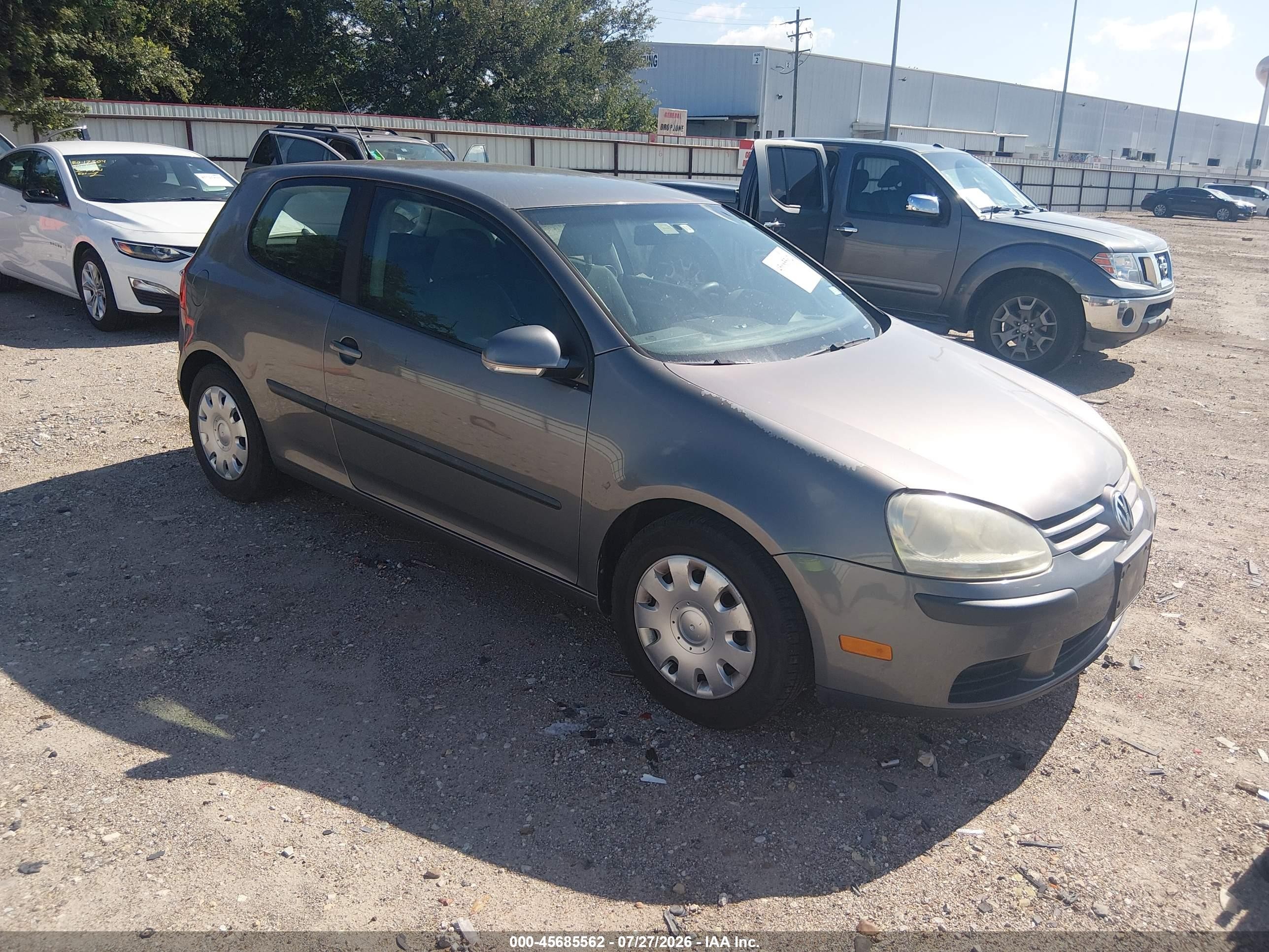 2008 Volkswagen Rabbit S, VIN WVWBA71K18W071067 — Normal wear