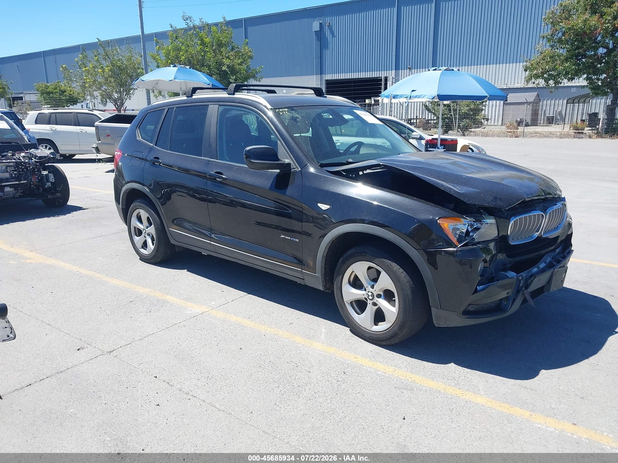 2012 BMW X3 28i, VIN 5UXWX5C58CL722358 — Перед