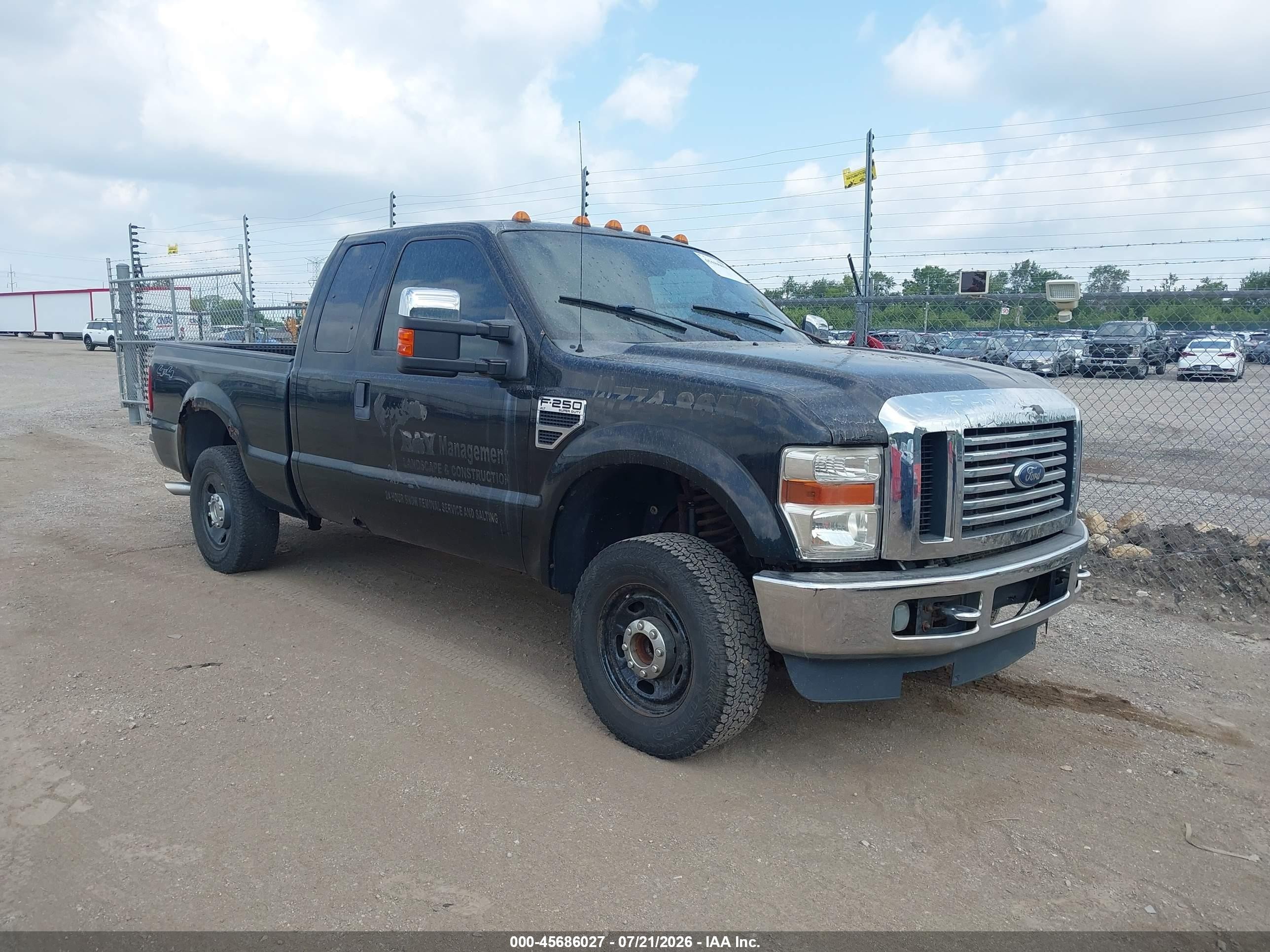 2010 Ford F-250 XL, VIN 1FTSX2B57AEA91572 — Rear end