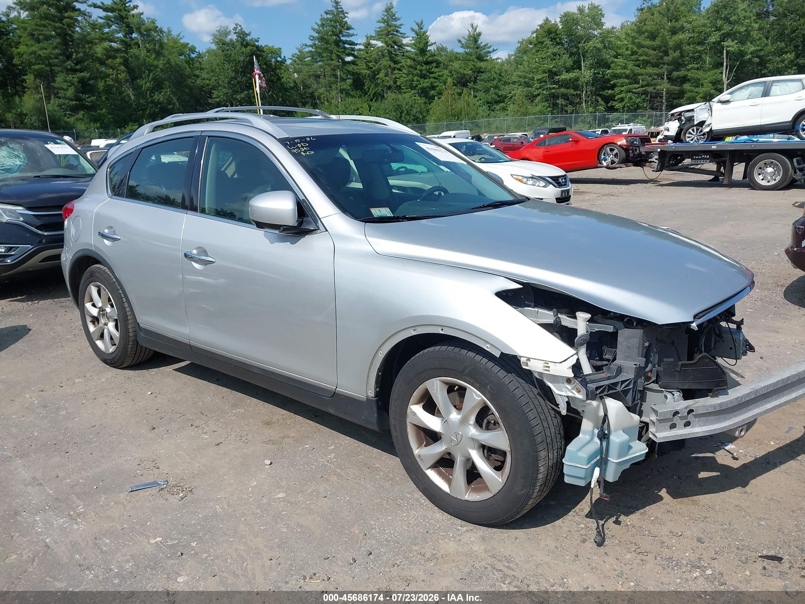 2010 Infiniti EX Journey, VIN JN1AJ0HR1AM754526 — Front end