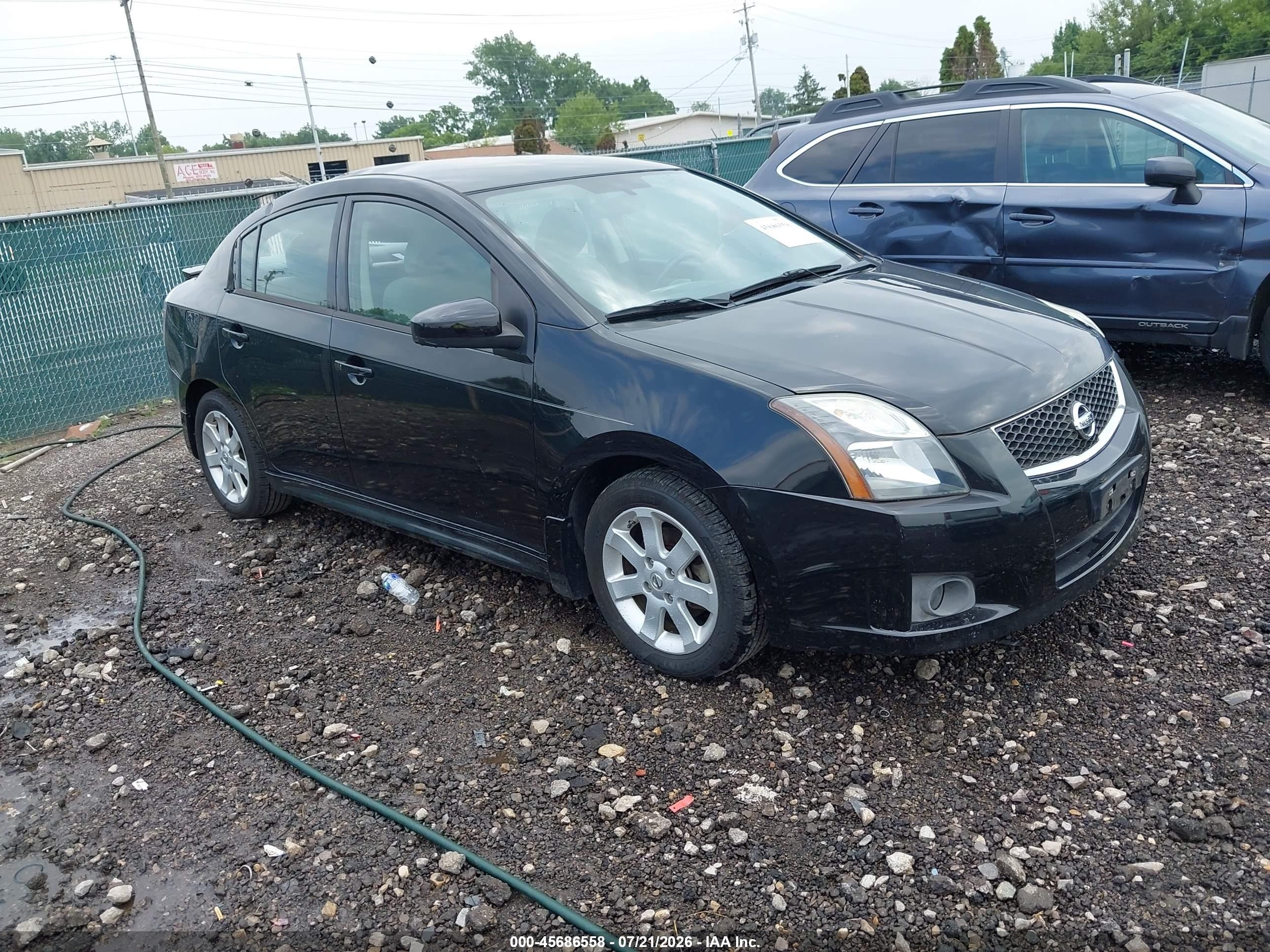 2011 Nissan Sentra SR, VIN 3N1AB6AP9BL633893 — Roof