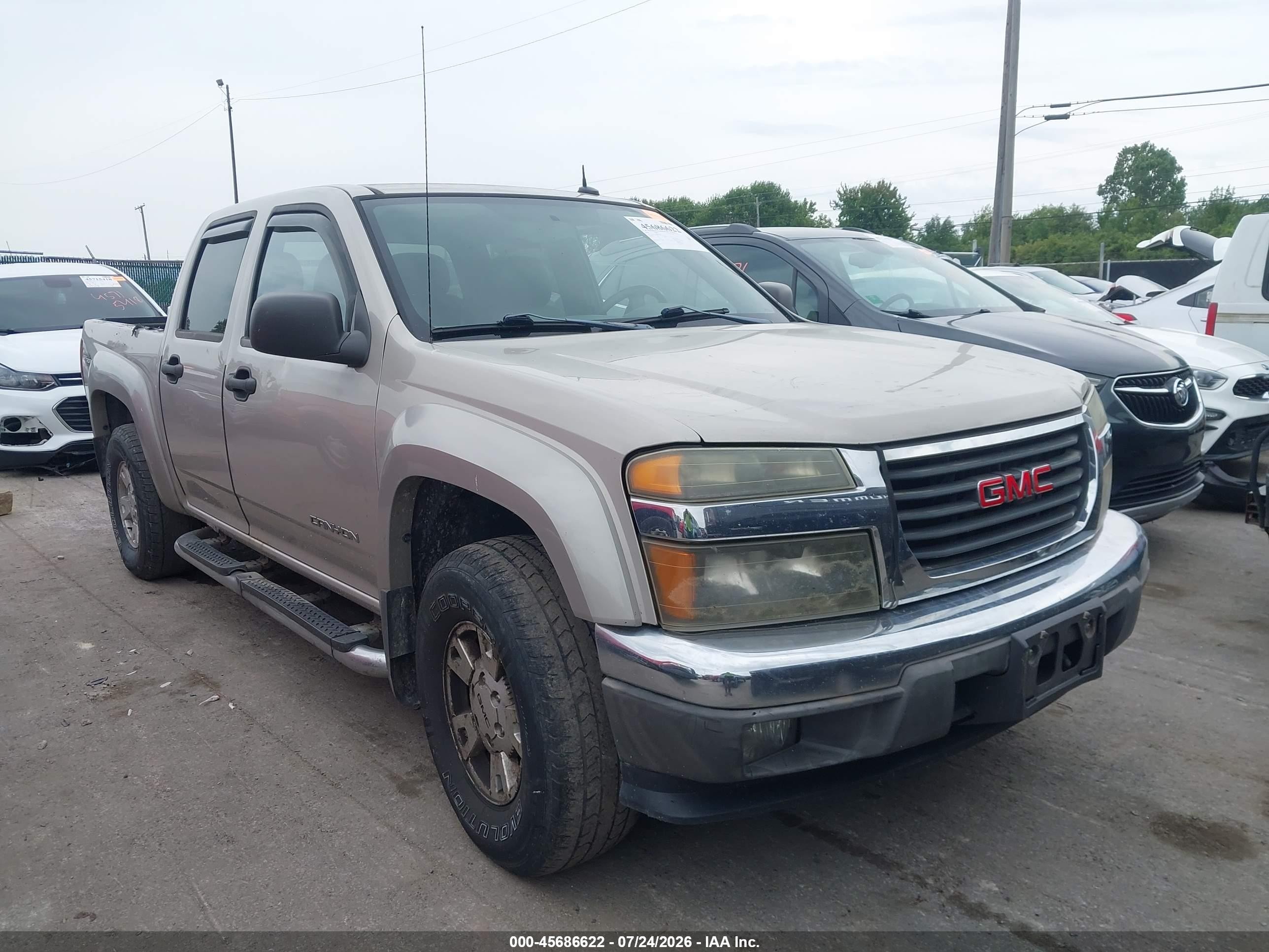 2004 GMC Canyon 1SB SLE Z85, VIN 1GTDT136448147590 — Normal wear
