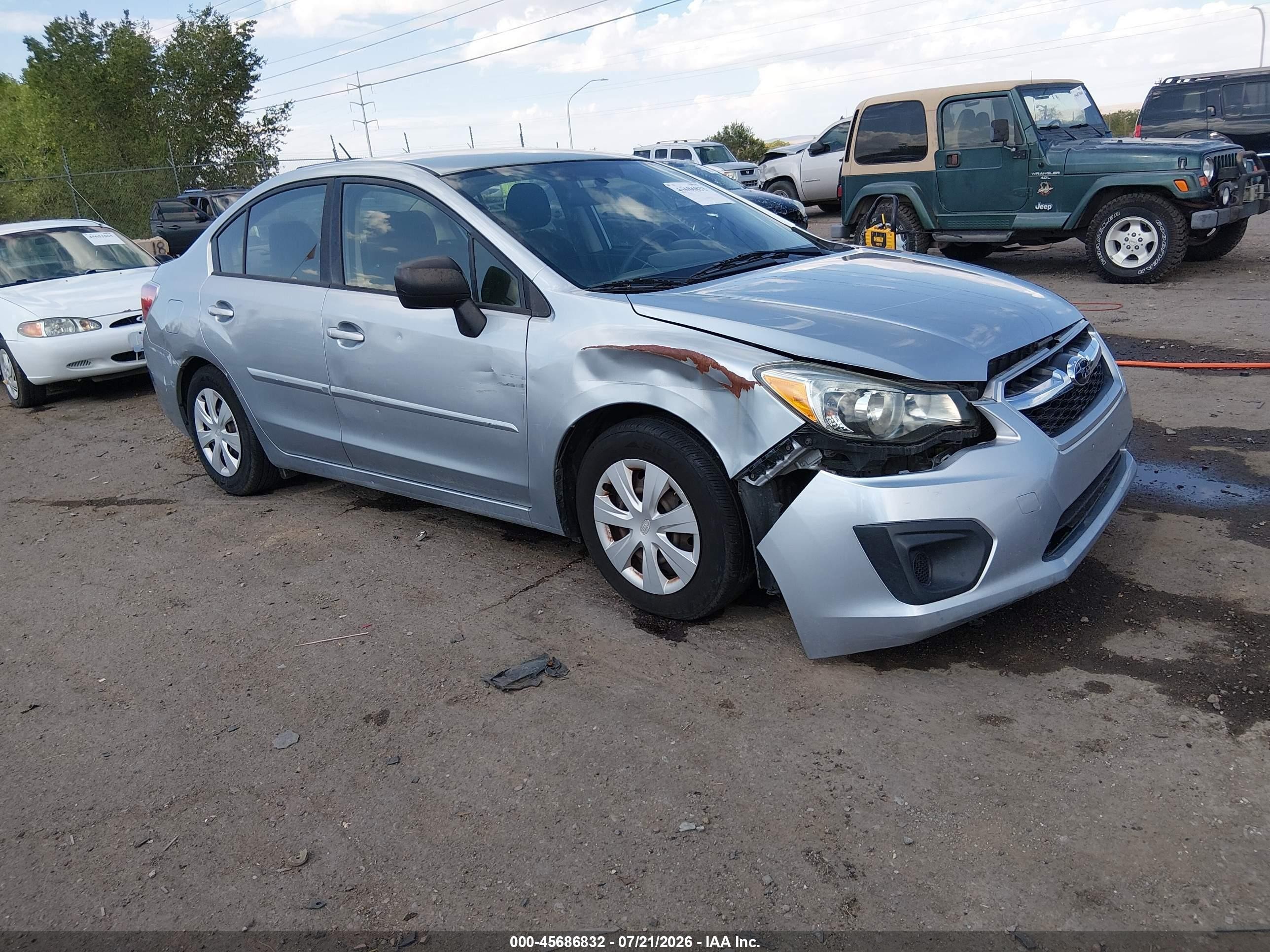 2013 Subaru Impreza, VIN JF1GJAA67DH019419 — Side