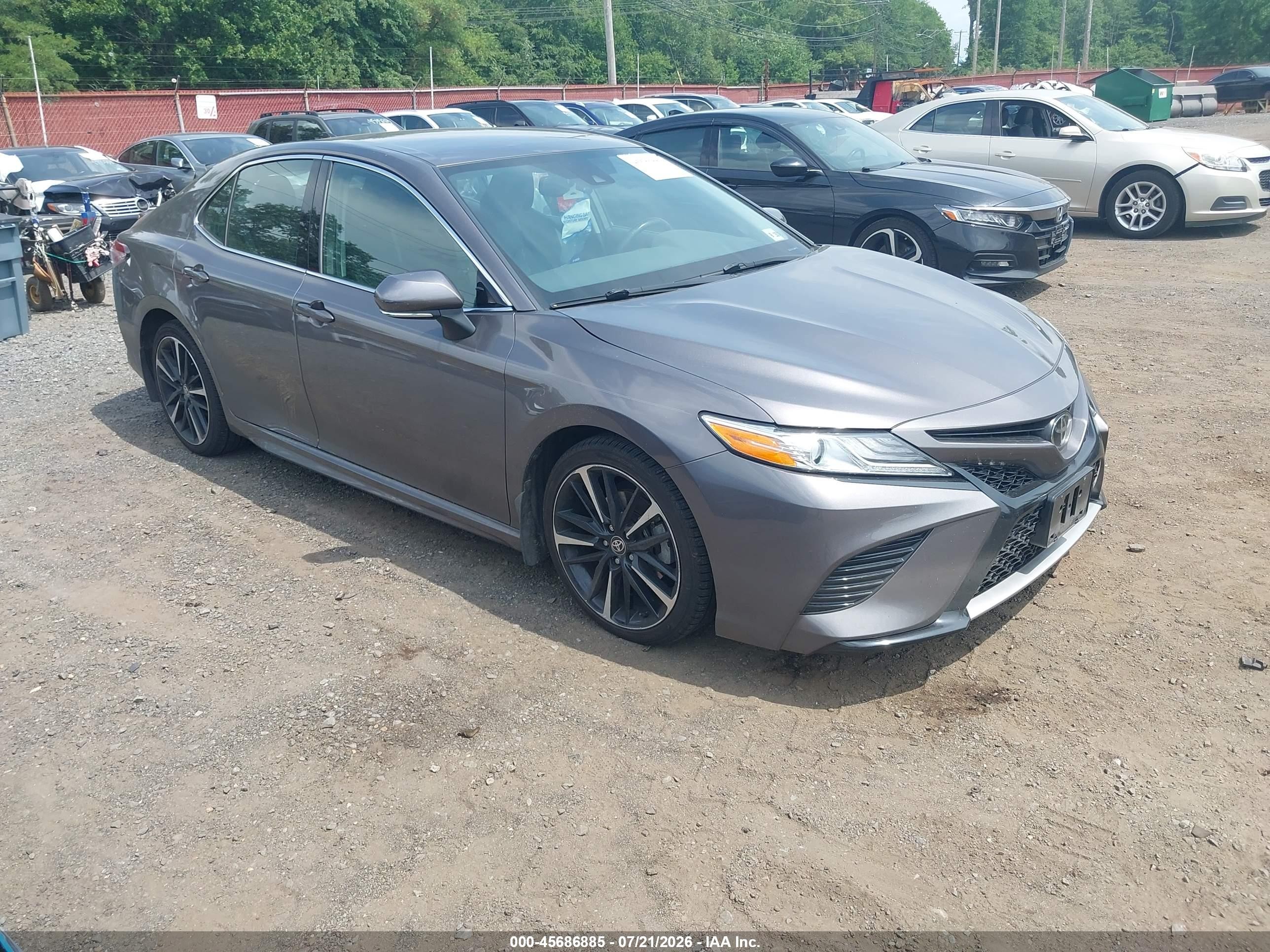 2020 Toyota Camry XSE, VIN 4T1K61BK5LU006395 — Water / flood