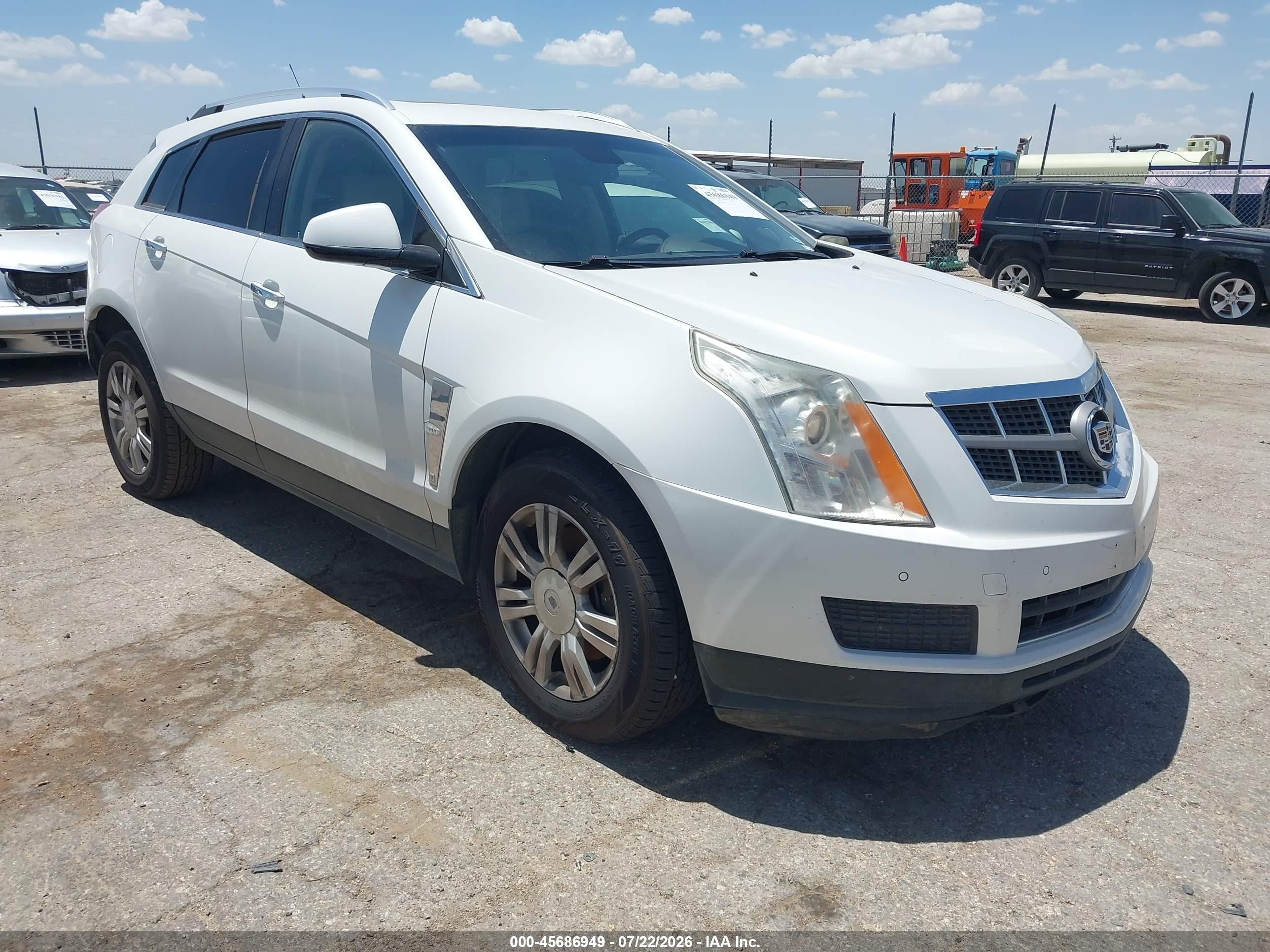 2010 Cadillac SRX Luxury Collection, VIN 3GYFNAEY8AS638338 — Normal wear