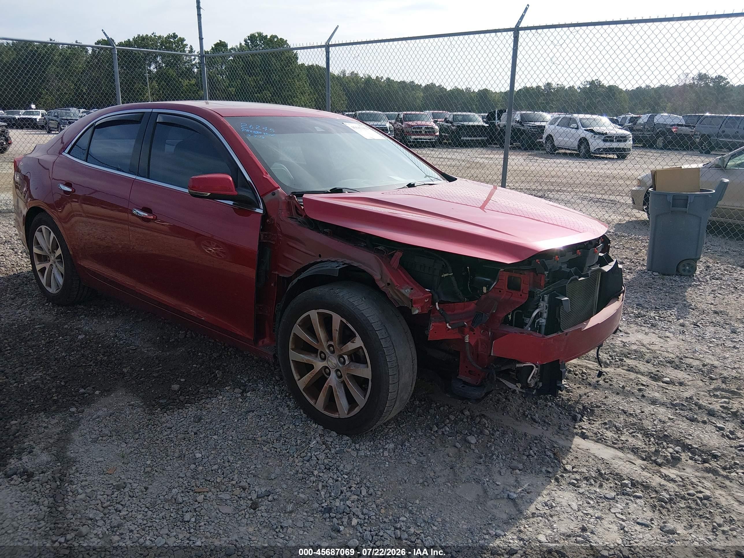 2014 Chevrolet Malibu LTZ, VIN 1G11H5SL5EF150202 — Front end